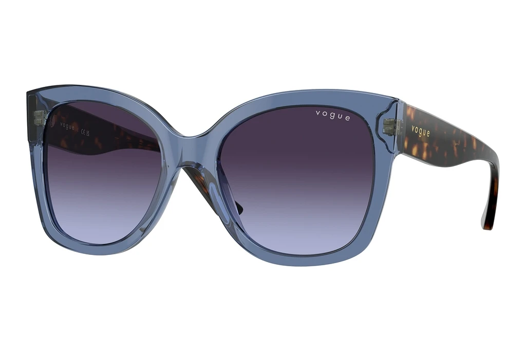 Vogue Eyewear   VO5338S 28304Q Violet Gradient Dark GreyTransparent Blue