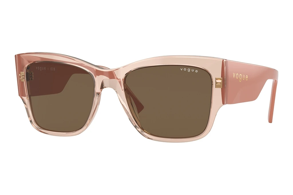 Vogue Eyewear   VO5462S 295473 Dark BrownTransparent Peach