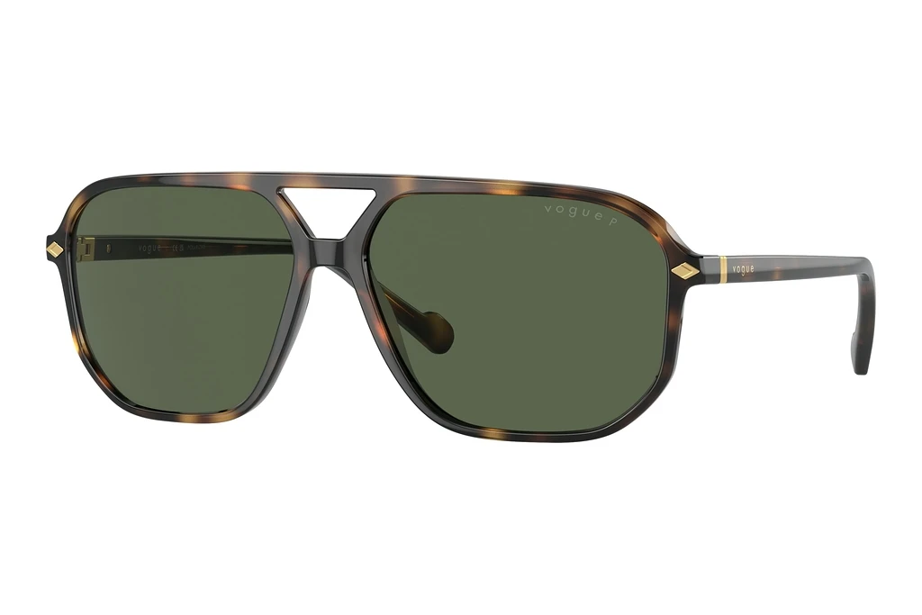 Vogue Eyewear   VO5531S 27189A Dark Green PolarizedTotal Dark Havana