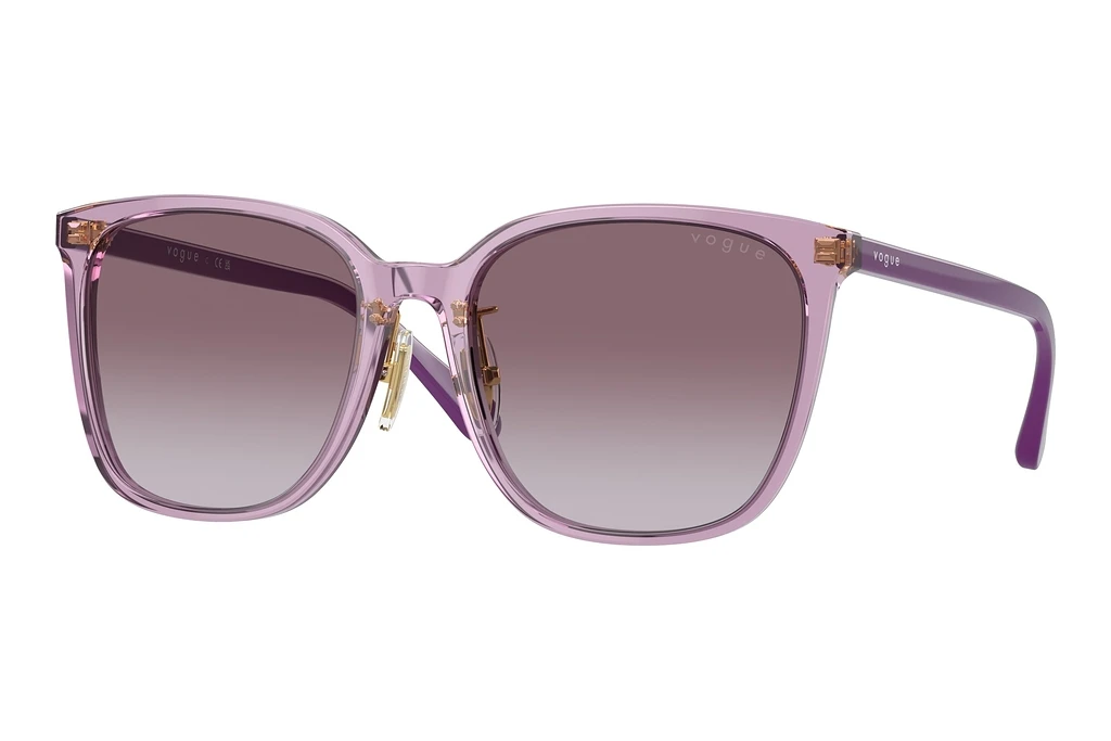 Vogue Eyewear   VO5537SD 29228H Violet GradientTransparent Violet