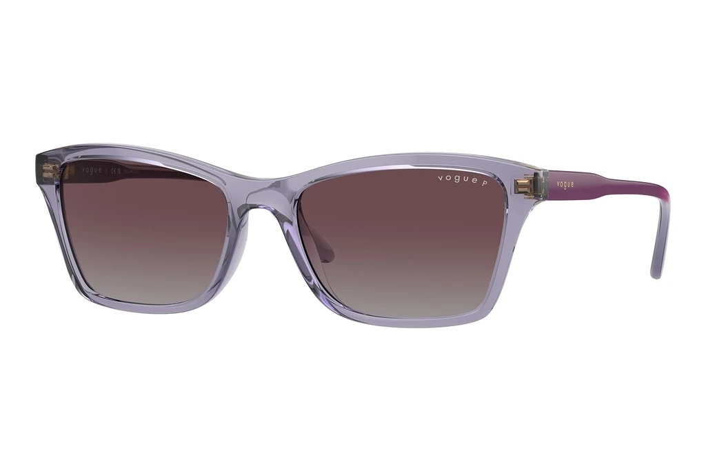 Vogue Eyewear   VO5551S 311862 Grey Gradient Violet PolarizedTransparent Purple