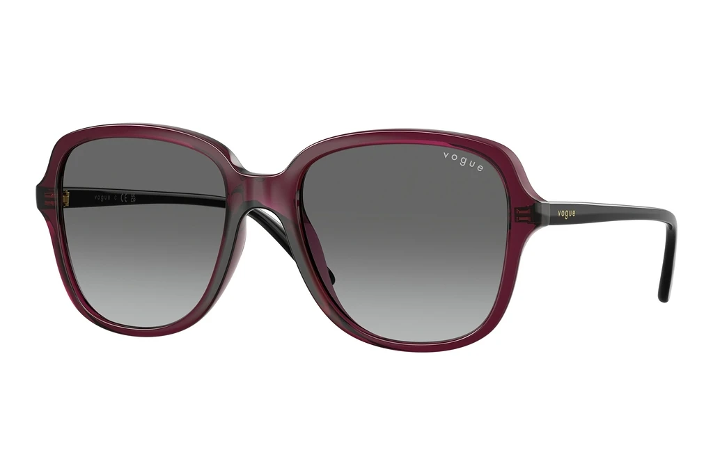 Vogue Eyewear   VO5601S 298911 Gradient Dark GreyTransparent Cherry