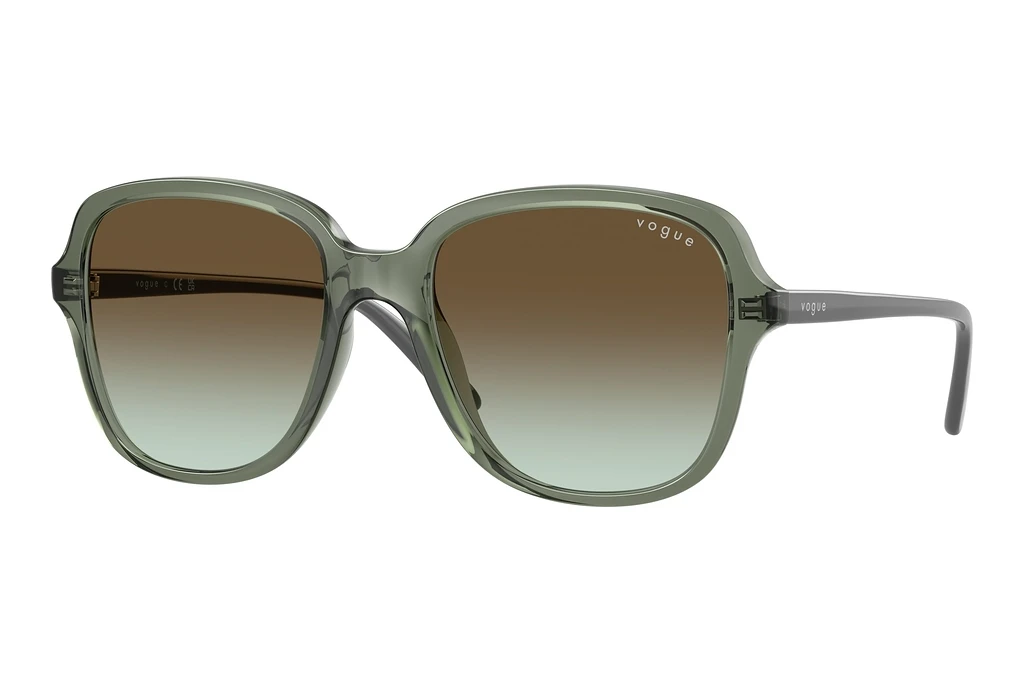 Vogue Eyewear   VO5601S 3086E8 Green Gradient BrownTransparent Mallard Green