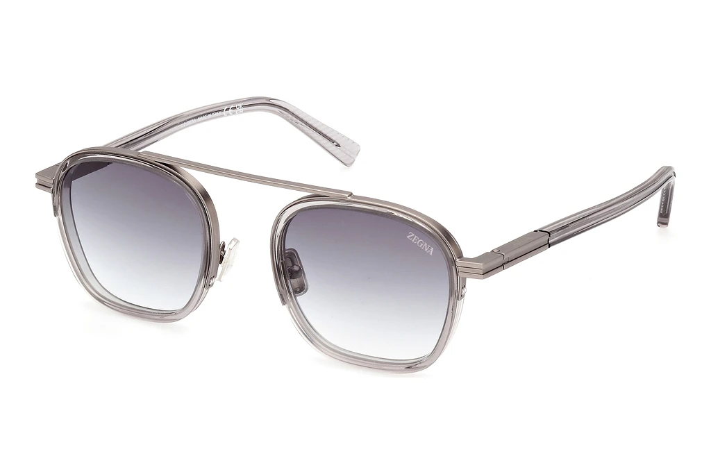 Zegna   EZ0231 20B grau verlaufendGlänzend Grau