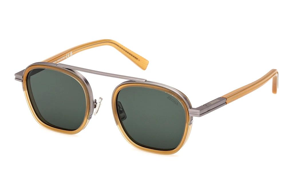 Zegna   EZ0231 45N grünGlänzend Hellbraun