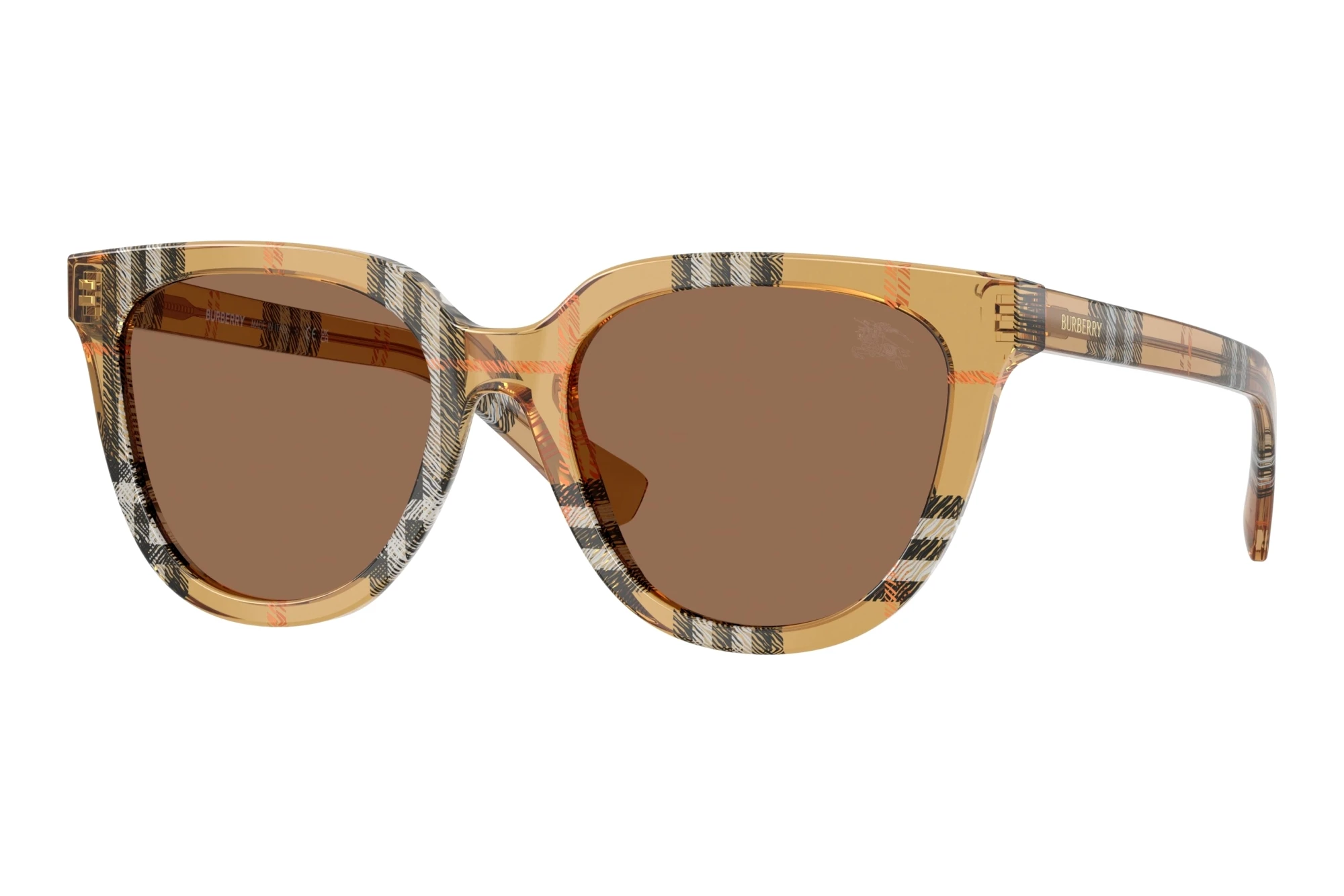 Burberry   BE4469 416373 Dark BrownCheck Sand
