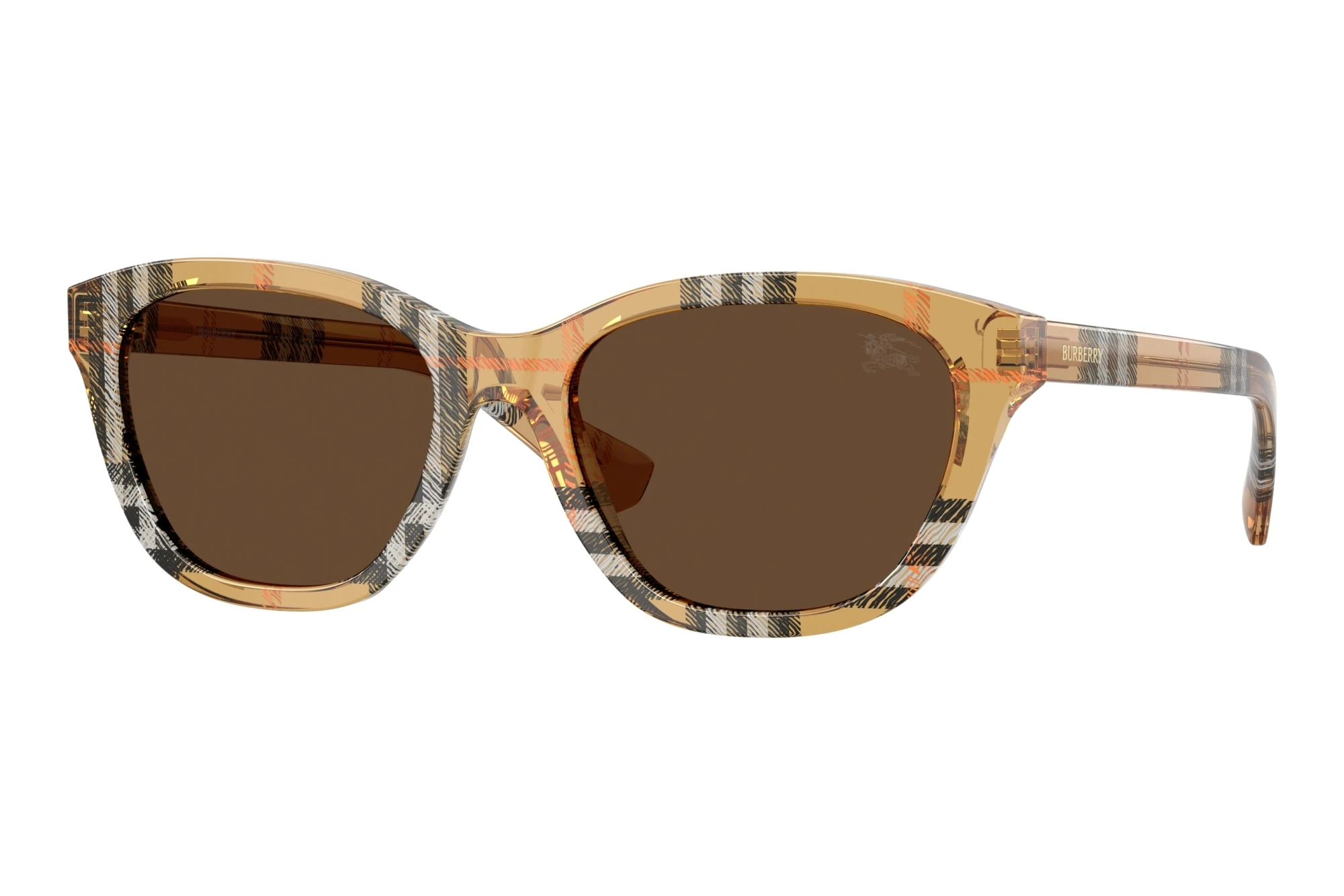 Burberry   BE4486 416373 Dark BrownCheck Sand