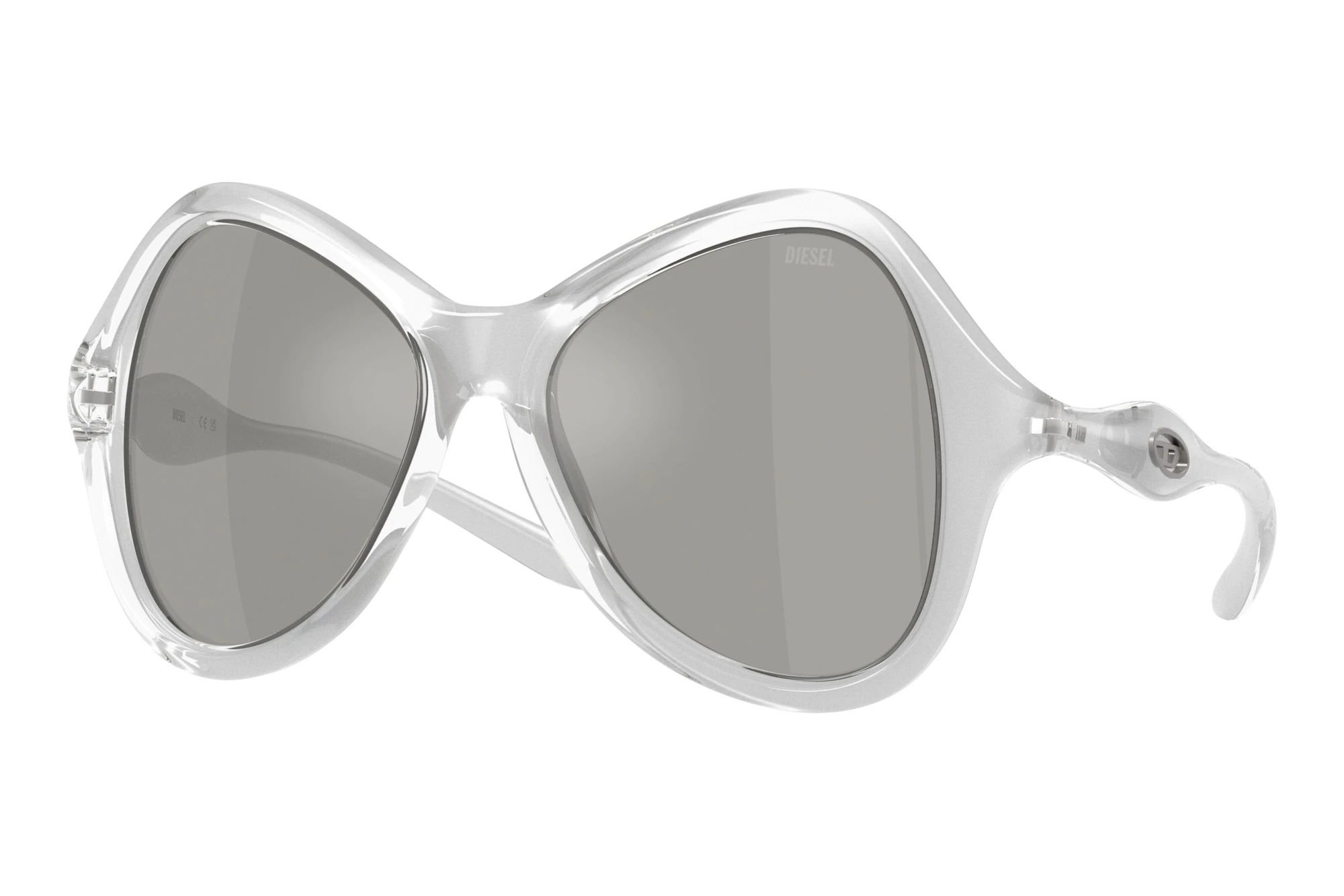 Diesel   DL3010U 20296G Mirror SilverMetallic Crystal