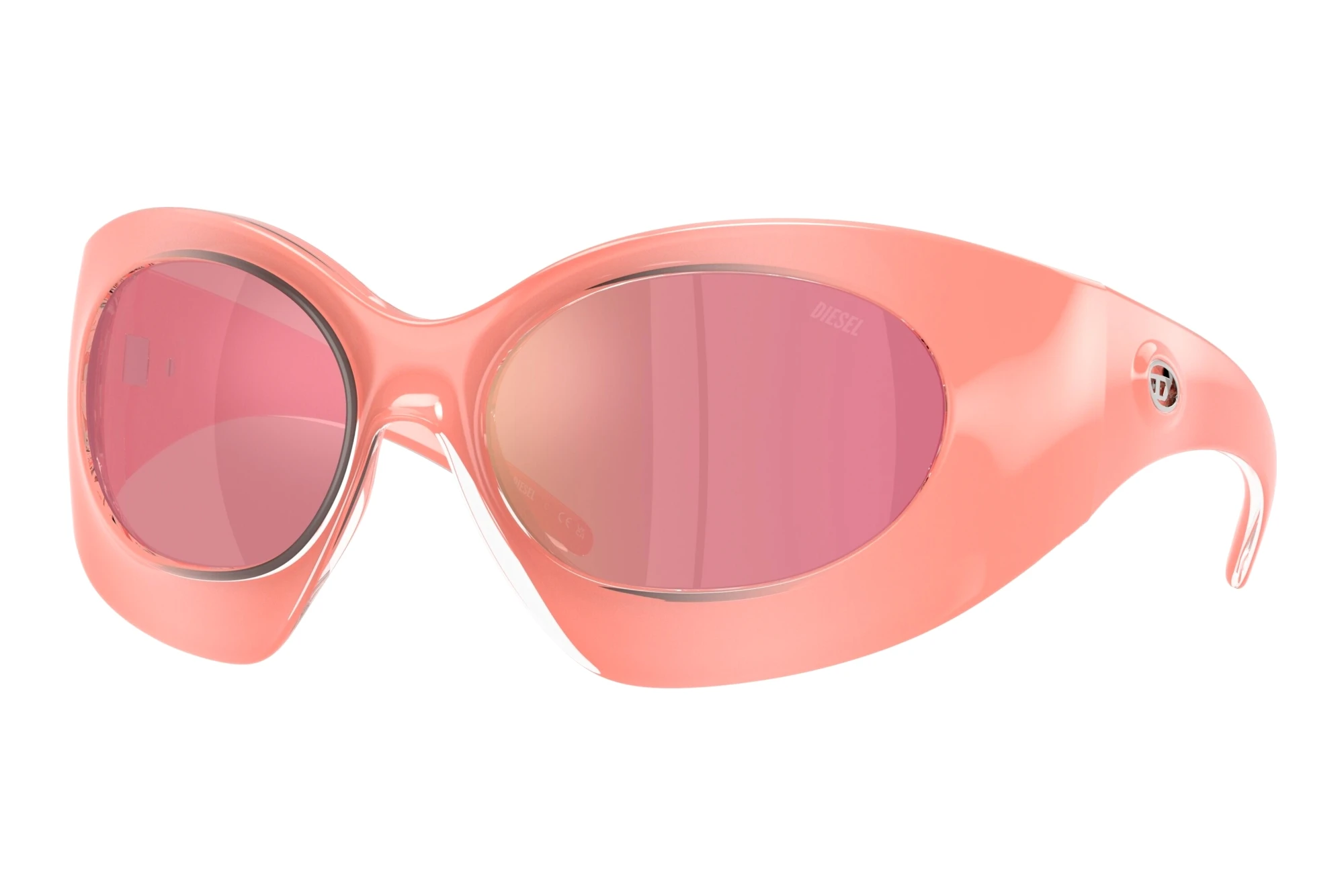 Diesel   DL3014U 2061/Z Pink Mirror Rose GoldCrystal/Varnish Peach
