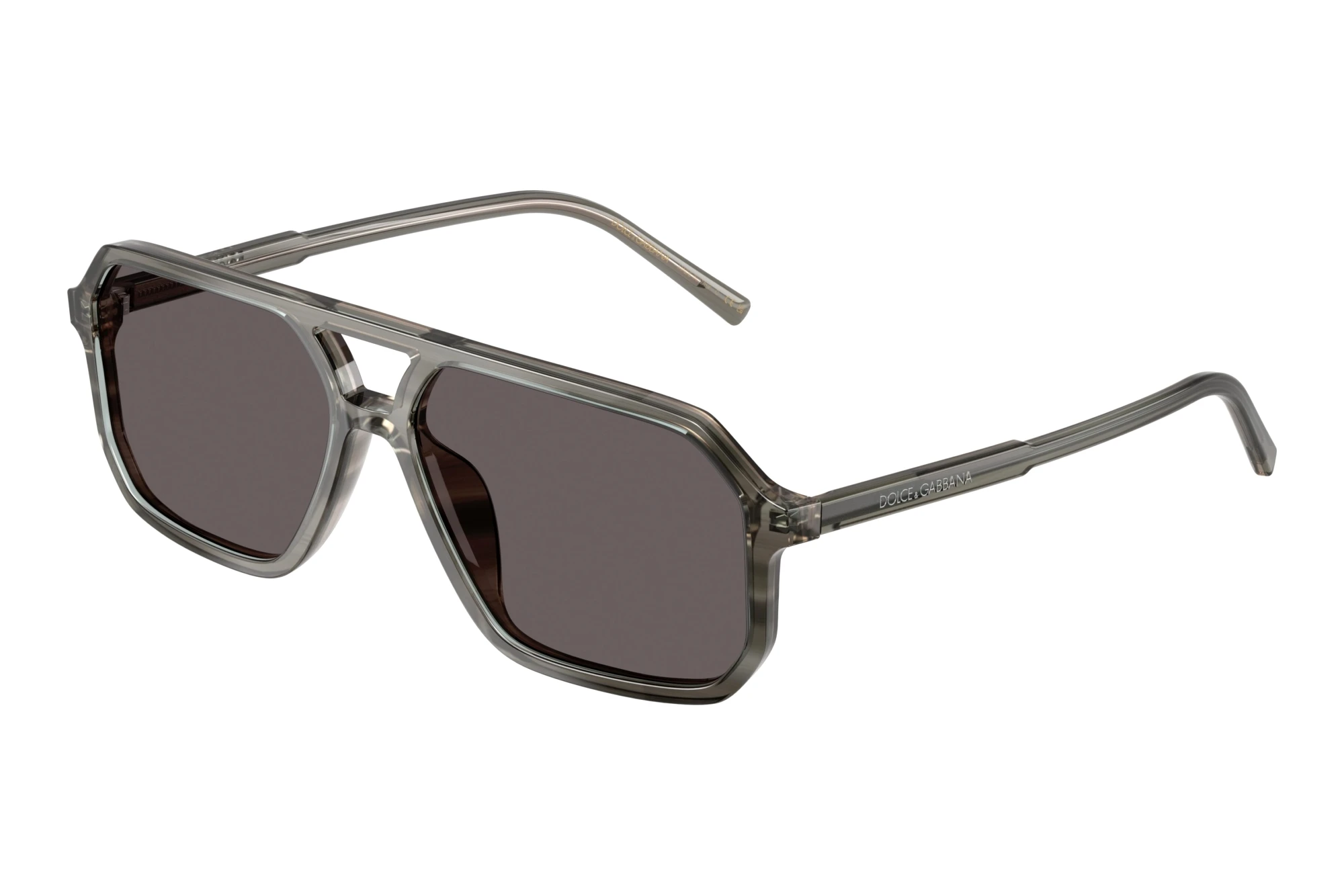 Dolce & Gabbana   DG4541 347987 Black SmokeGrey On Striped Grey