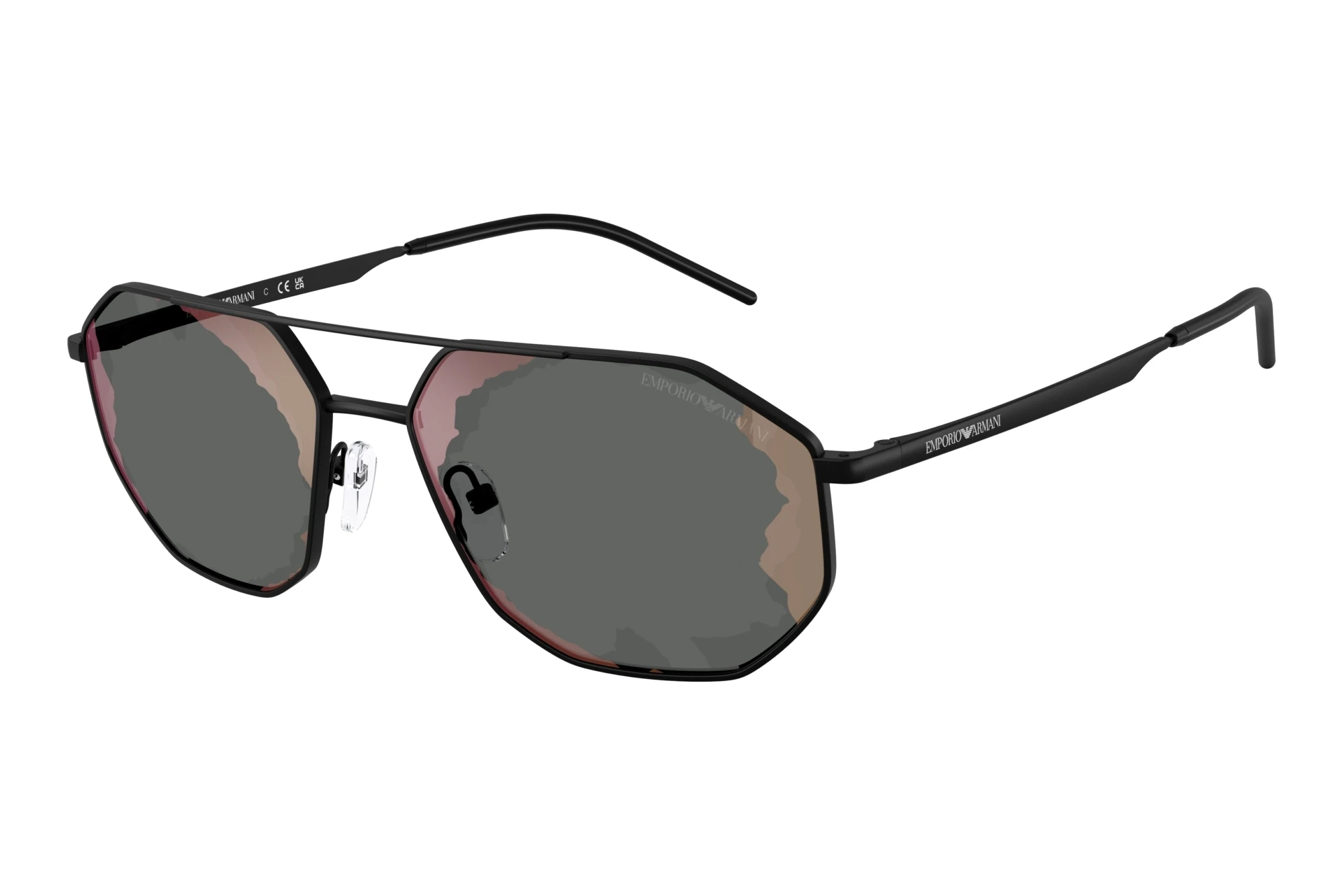 Emporio Armani   EA2147 30017G Black Red MirrorMatte Black