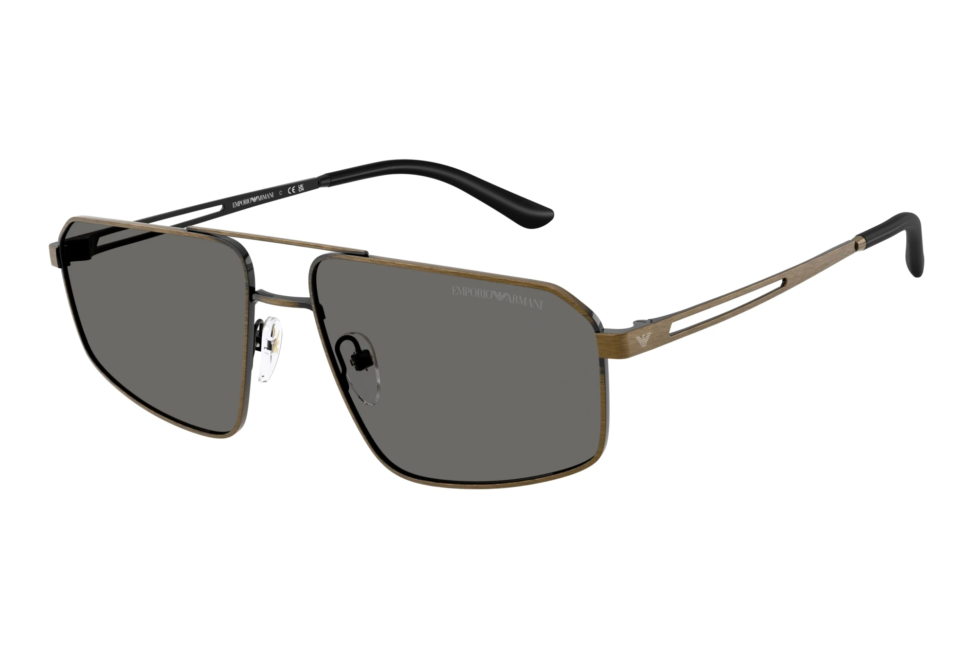 Emporio Armani   EA2173 327087 GreyBrushed Antique Gold