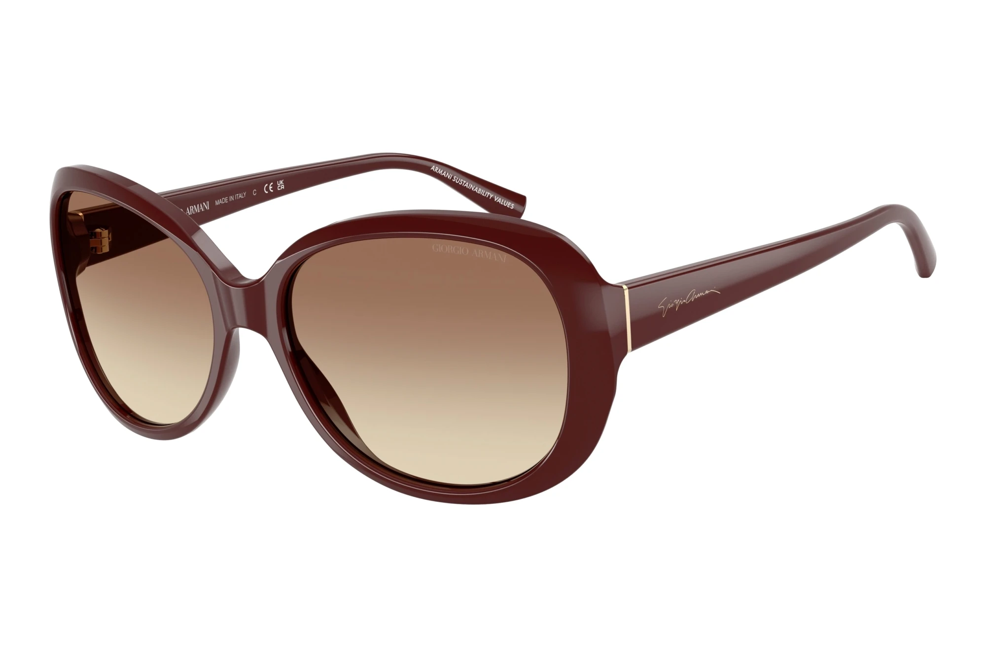 Giorgio Armani   AR8047 639913 Brown GradientSolid Burgundy