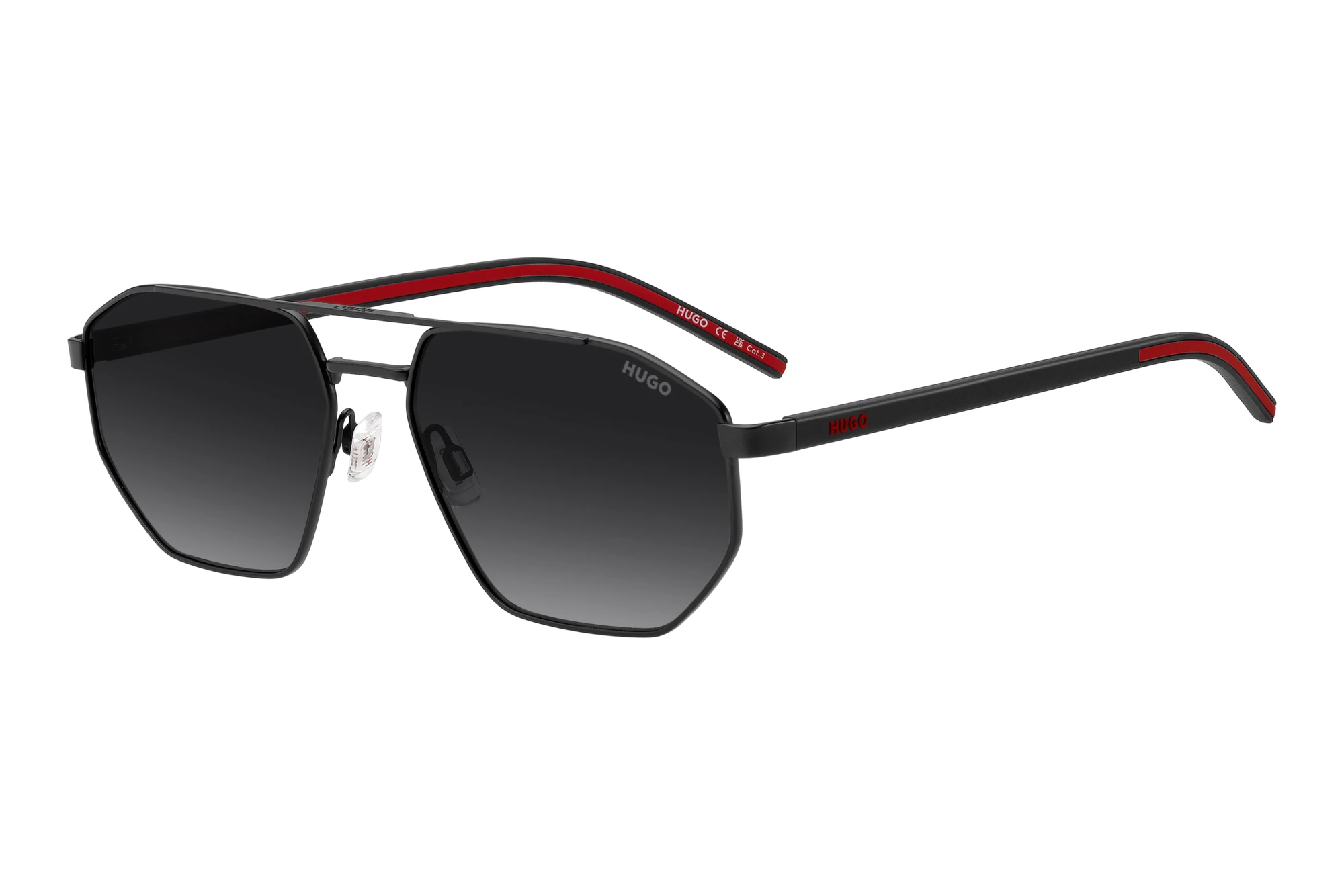 Hugo   HG 1433/S 003/9O GREY SHADEDMATTE BLACK