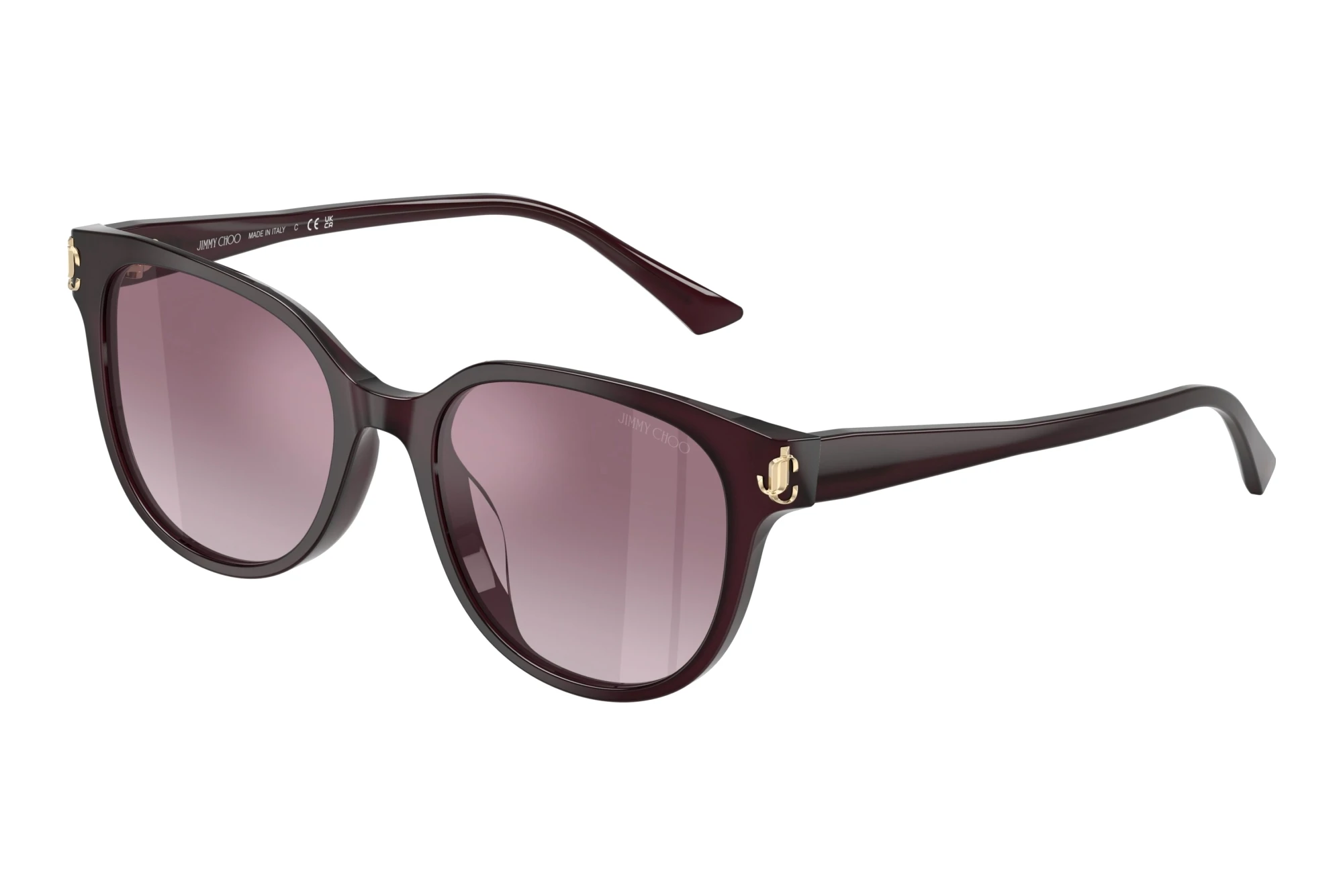 Jimmy Choo   JC5057D 50866X Gradient Violet Mirror SilverOpaline Prune