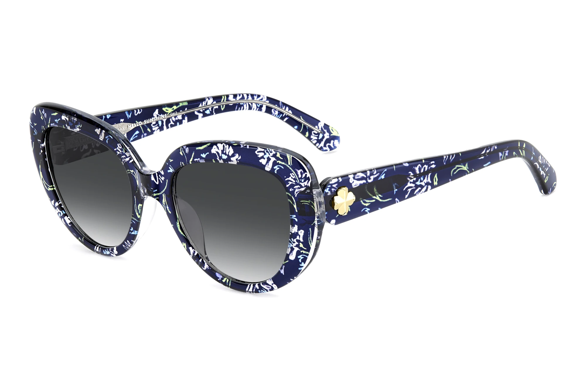 Kate Spade   KS RANA 2/S 6QS/9O DARK GREY SHADEDPATTERN BLUE