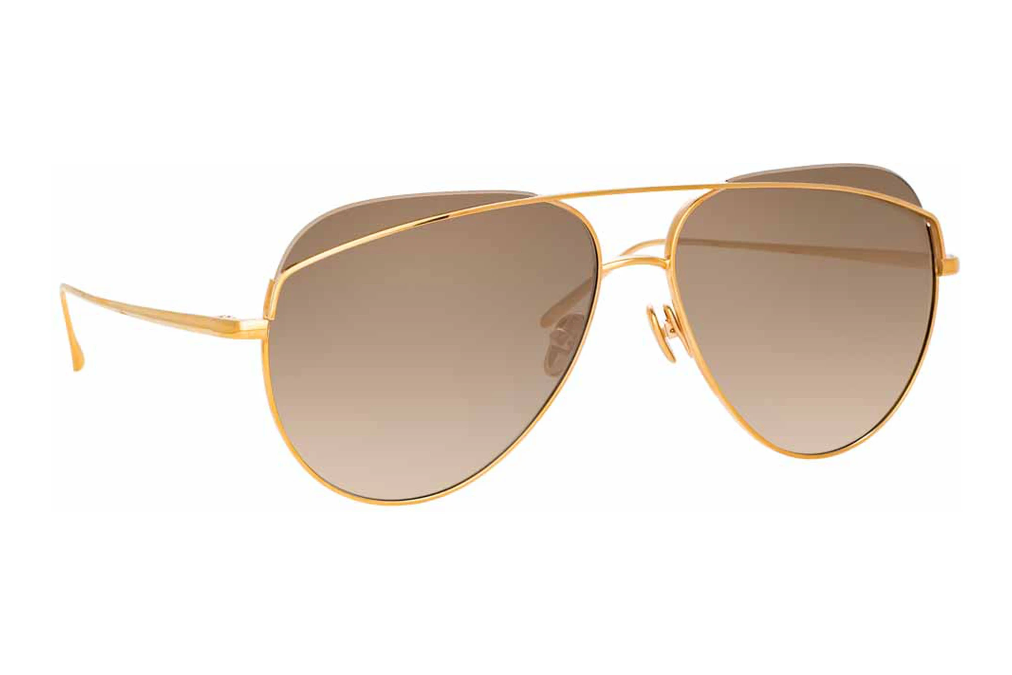 Linda Farrow   LFL975 C6 MOCHA GRADROSE GOLD