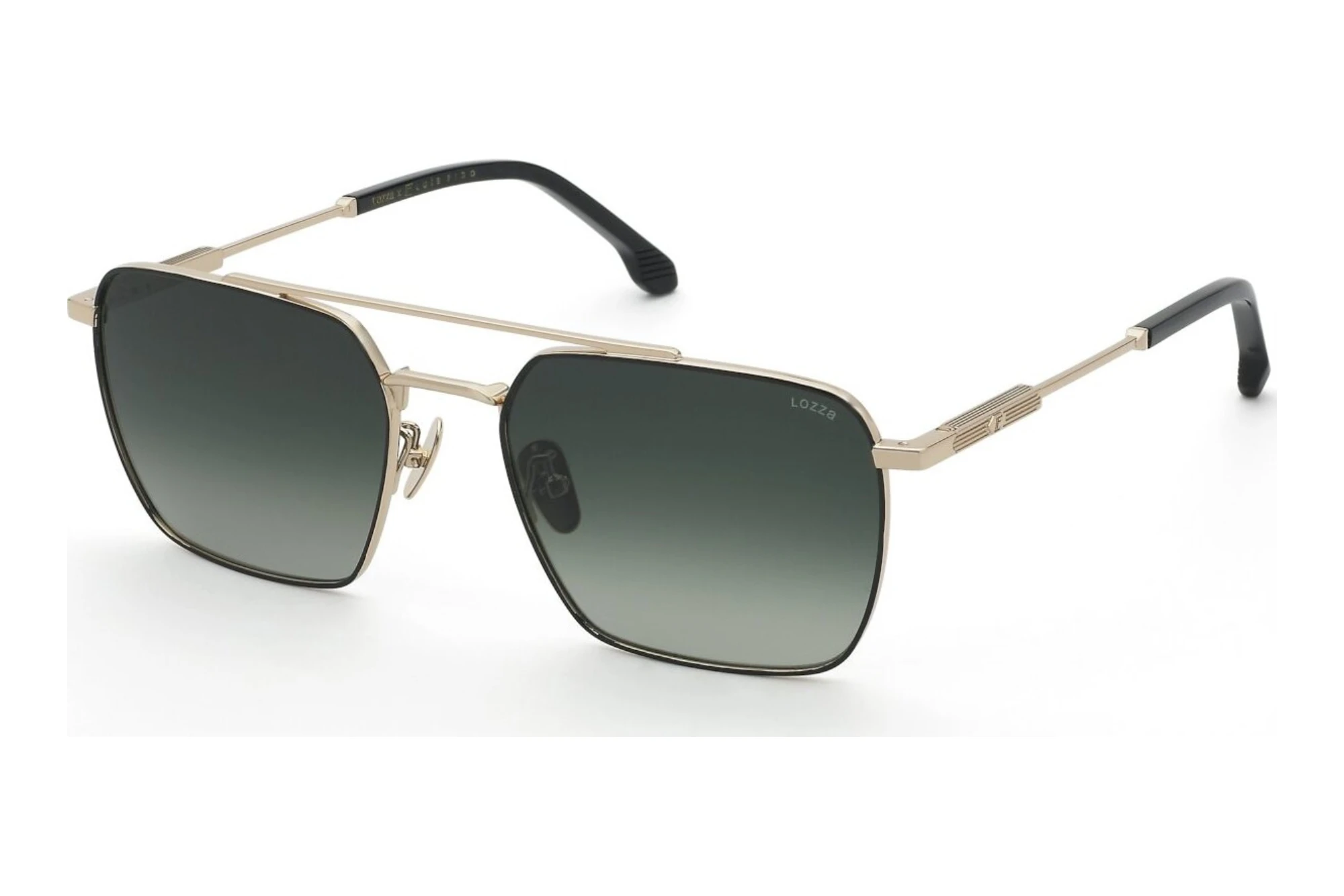 Lozza   SL2437 0301 GREEN GRADIENT GREENSH.ROSE GOLD W/BLACK PARTS