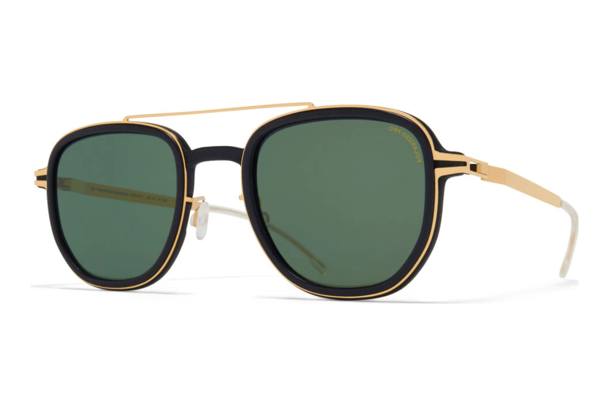 MYKITA   ALDER SUN 585 Polarized Pro Green 15MH7-Pitch Black/Glossy Gold