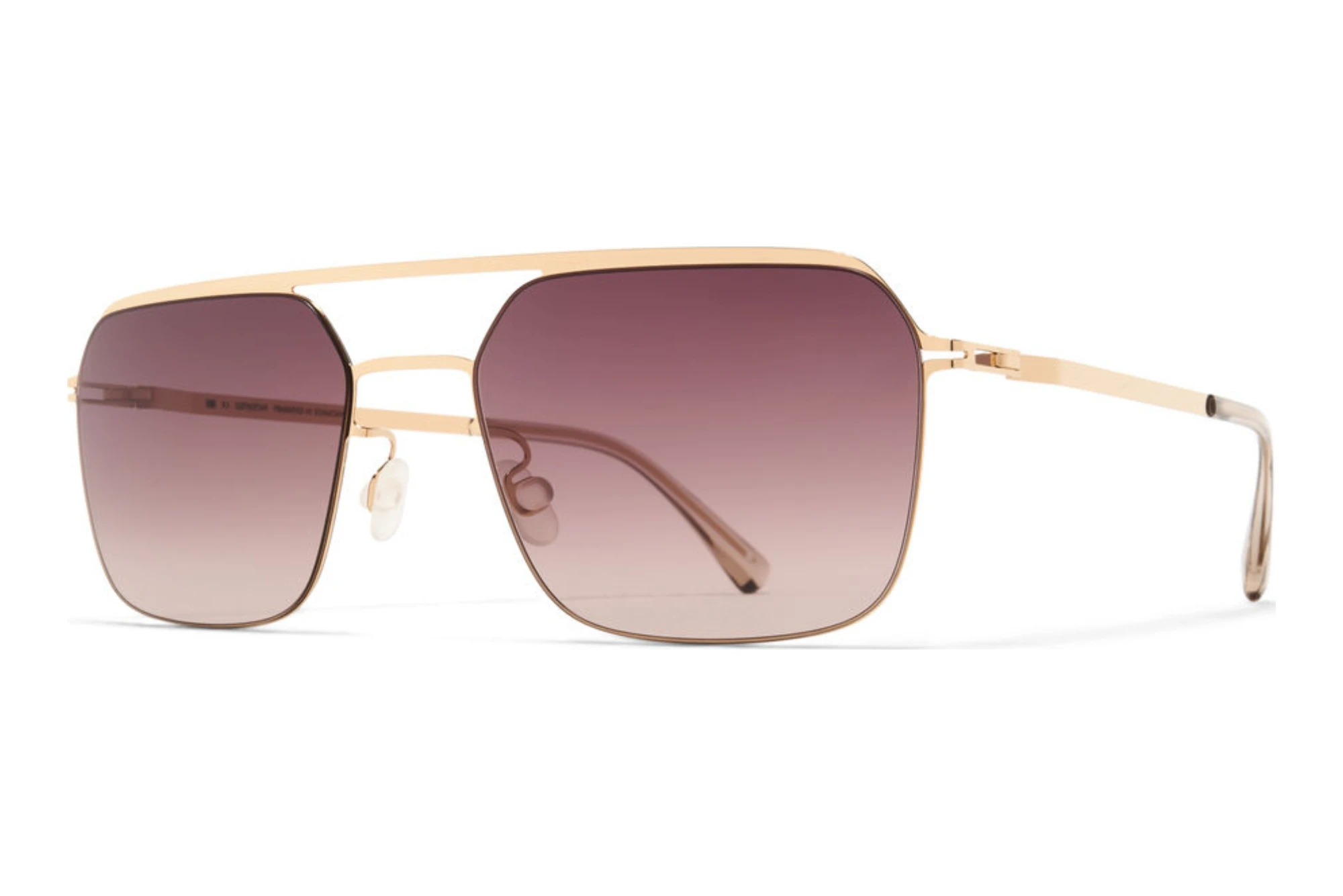 MYKITA   ALISTER SUN 291 Cedar Brown GradientChampagne Gold