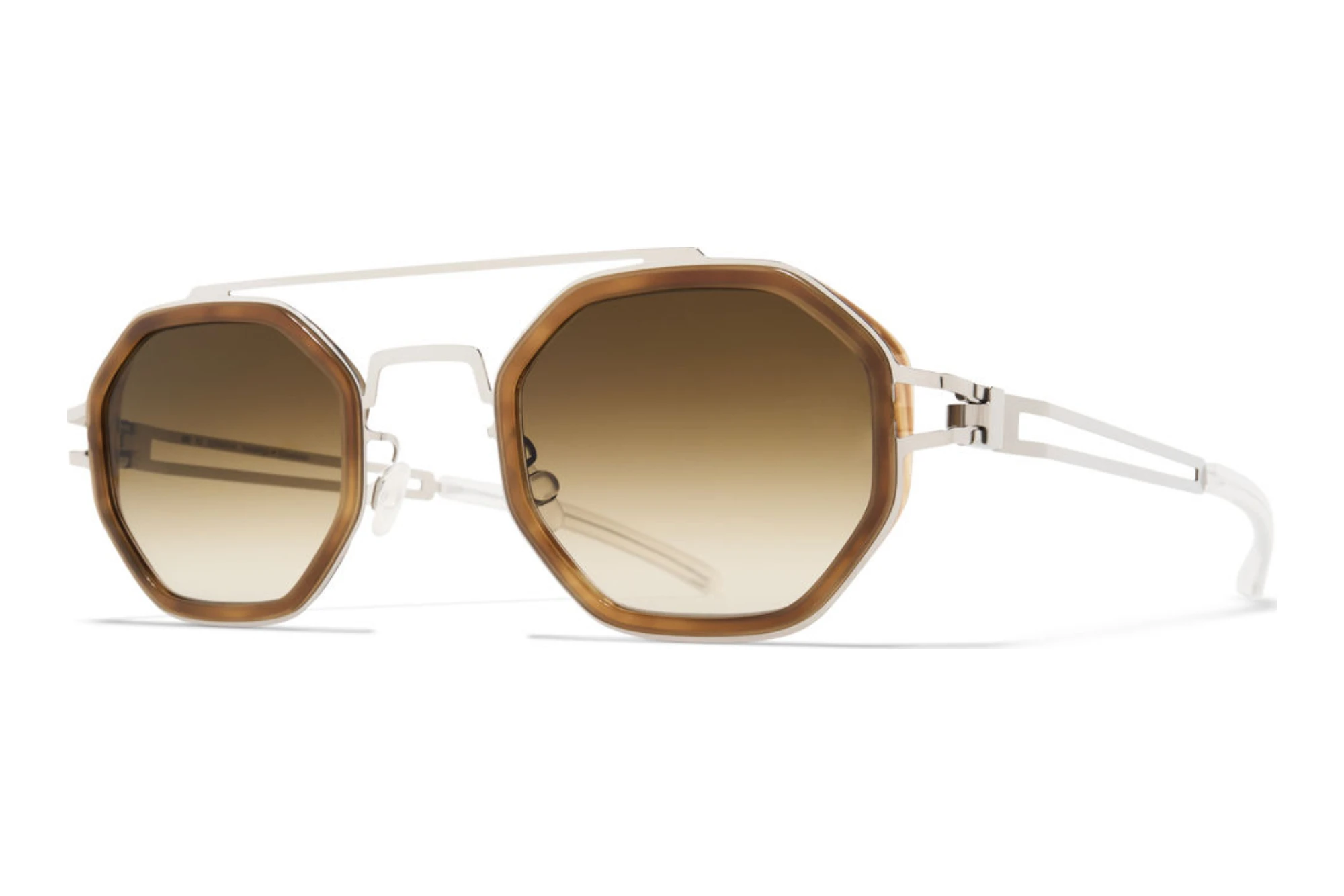 MYKITA   ARTURO 370 Rawbrown GradientA92-Shiny Silver/Galapagos
