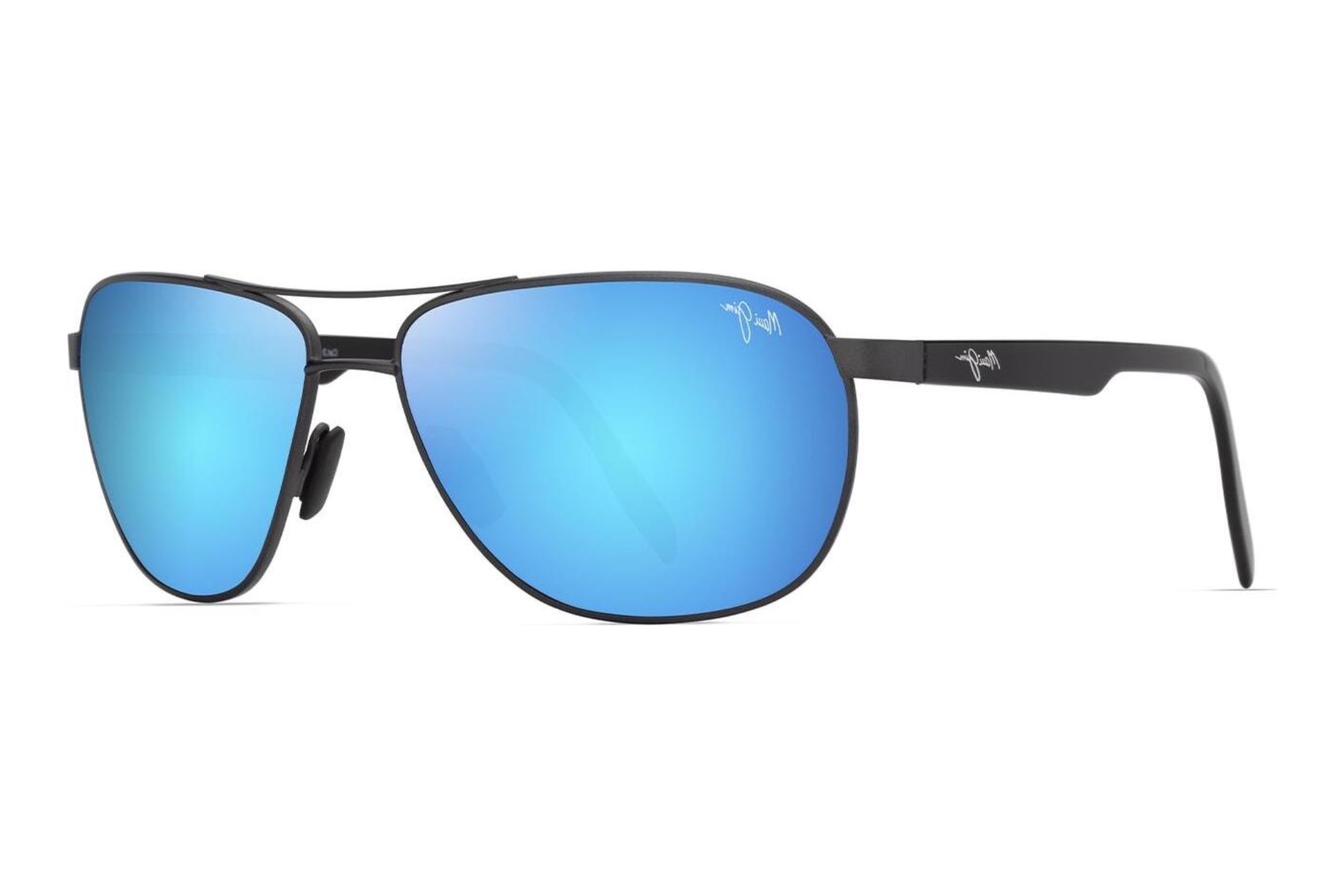 Maui Jim   Castles B728-17 Blue HawaiiMatte Dark Ruthenium w/Black