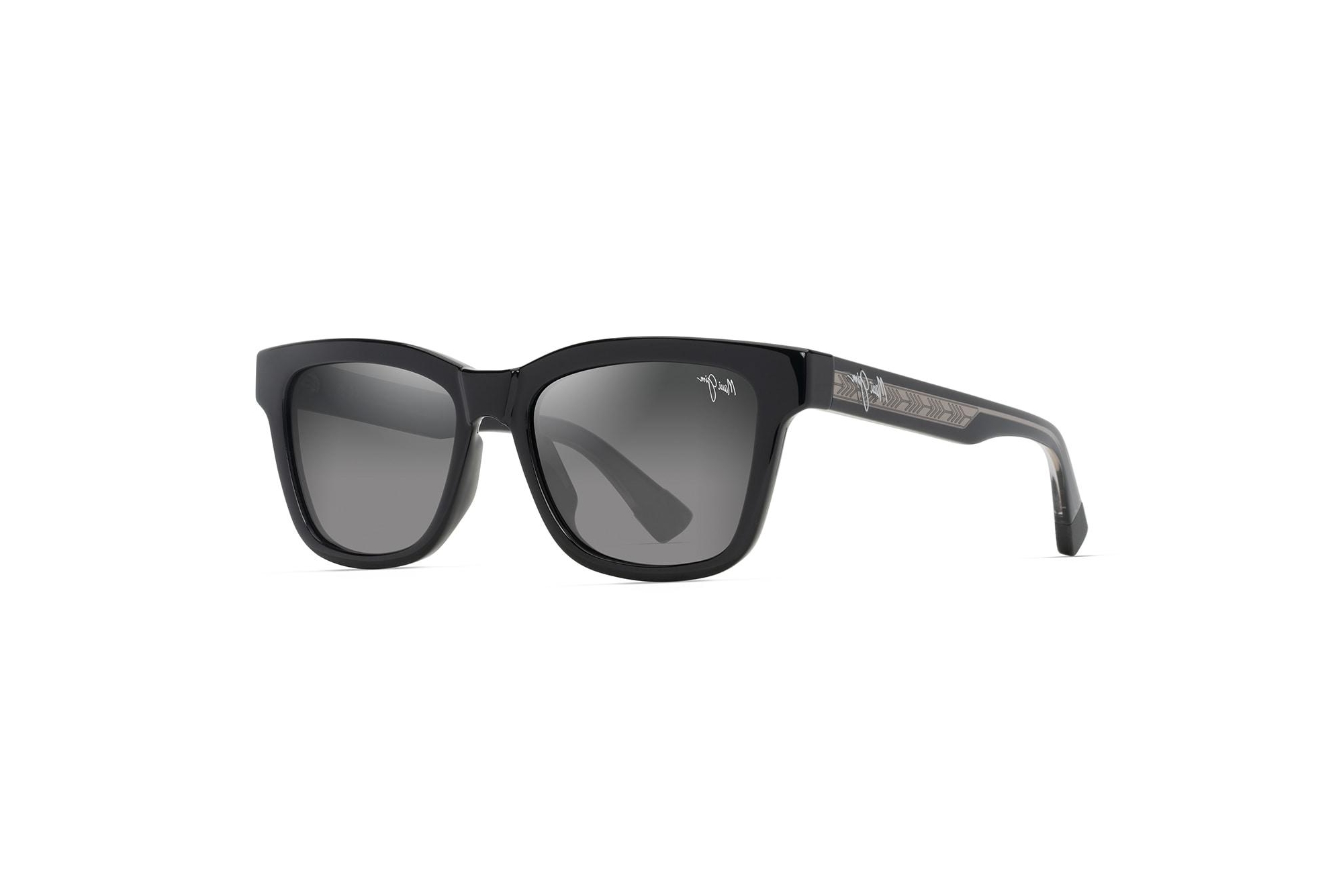 Maui Jim   Hanohano GS644-14A Neutral GreyShiny Black w/Trans Light Grey