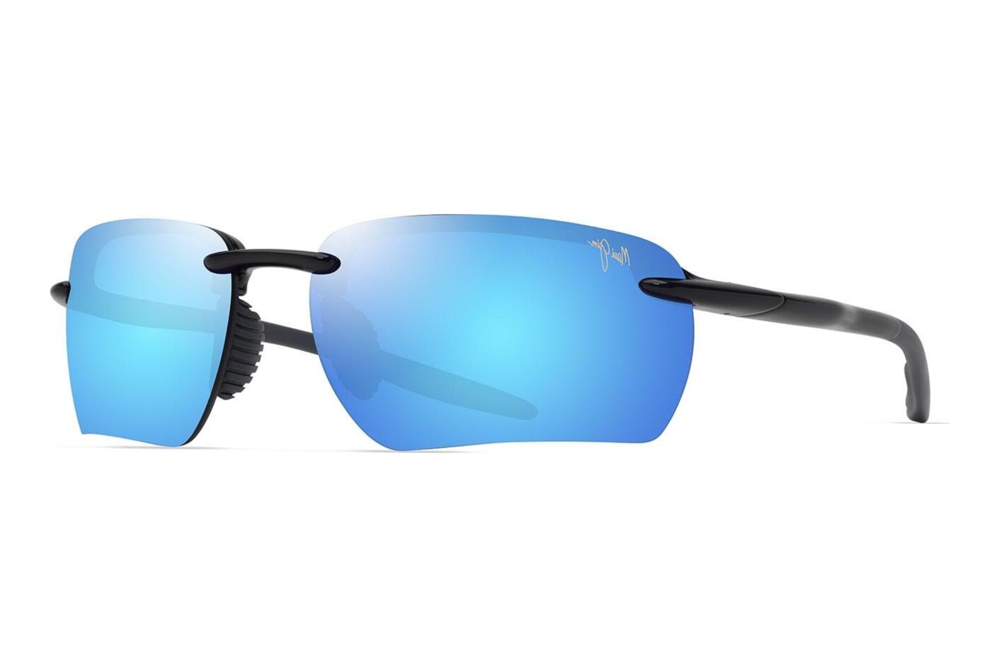 Maui Jim   Hookipa Ultra G B336-02A Blue HawaiiShiny Black w/Grey