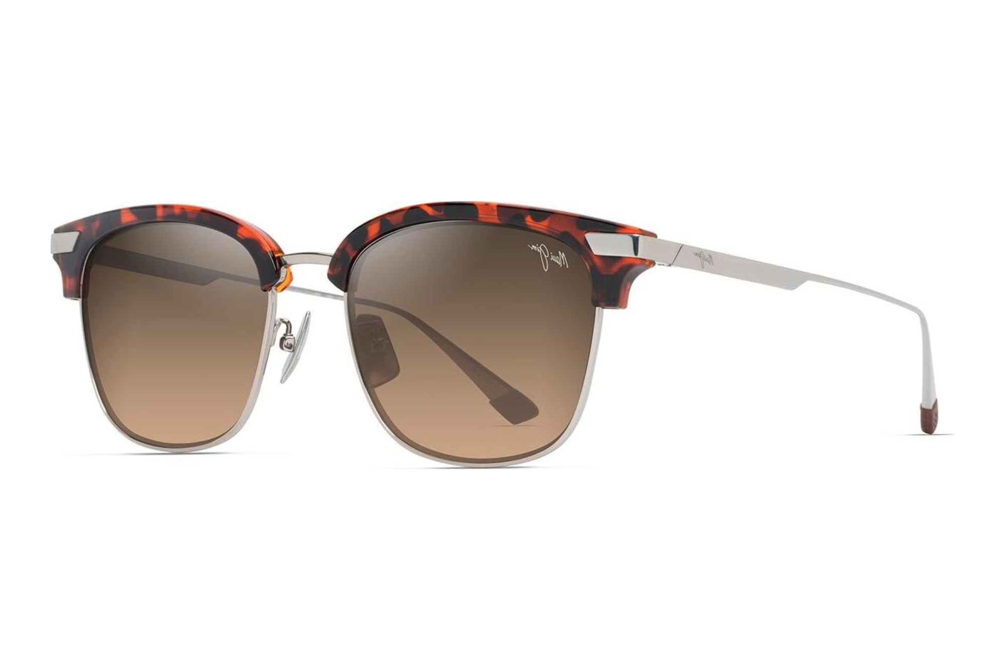 Maui Jim   Kalaunu AF HS629-10 HCL® BronzeShiny Reddish Havana w/Silver