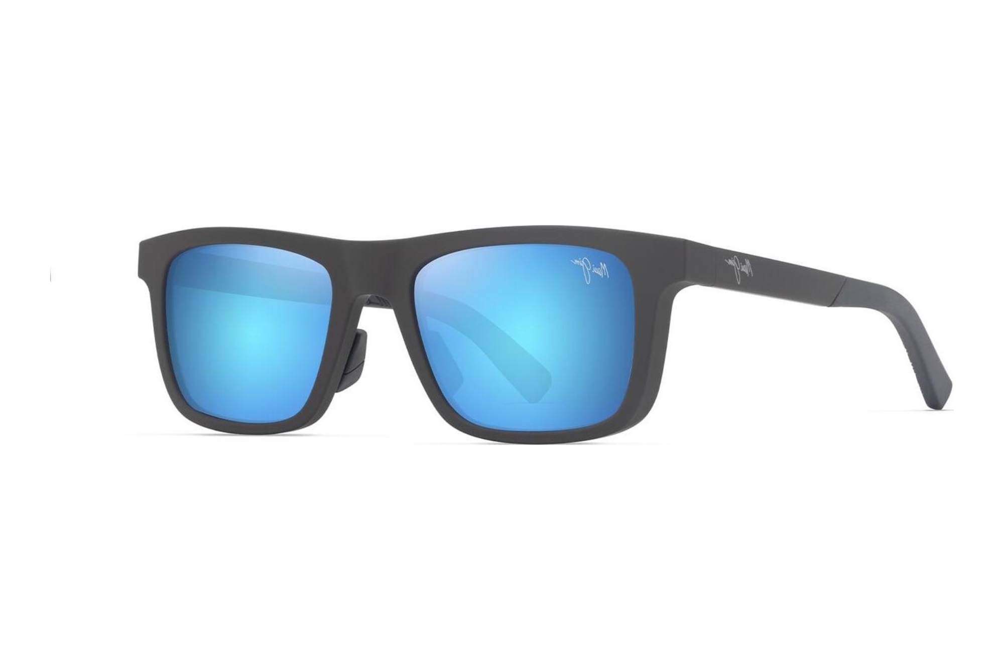 Maui Jim   Moaka B341-14 Blue HawaiiMatte Solid Grey