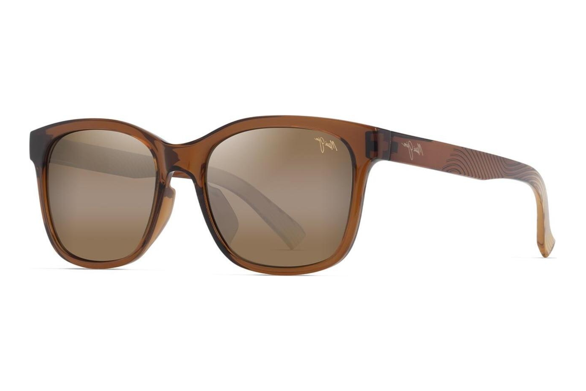 Maui Jim   Owelo H346-01 HCL® BronzeShiny Trans Dark Brown