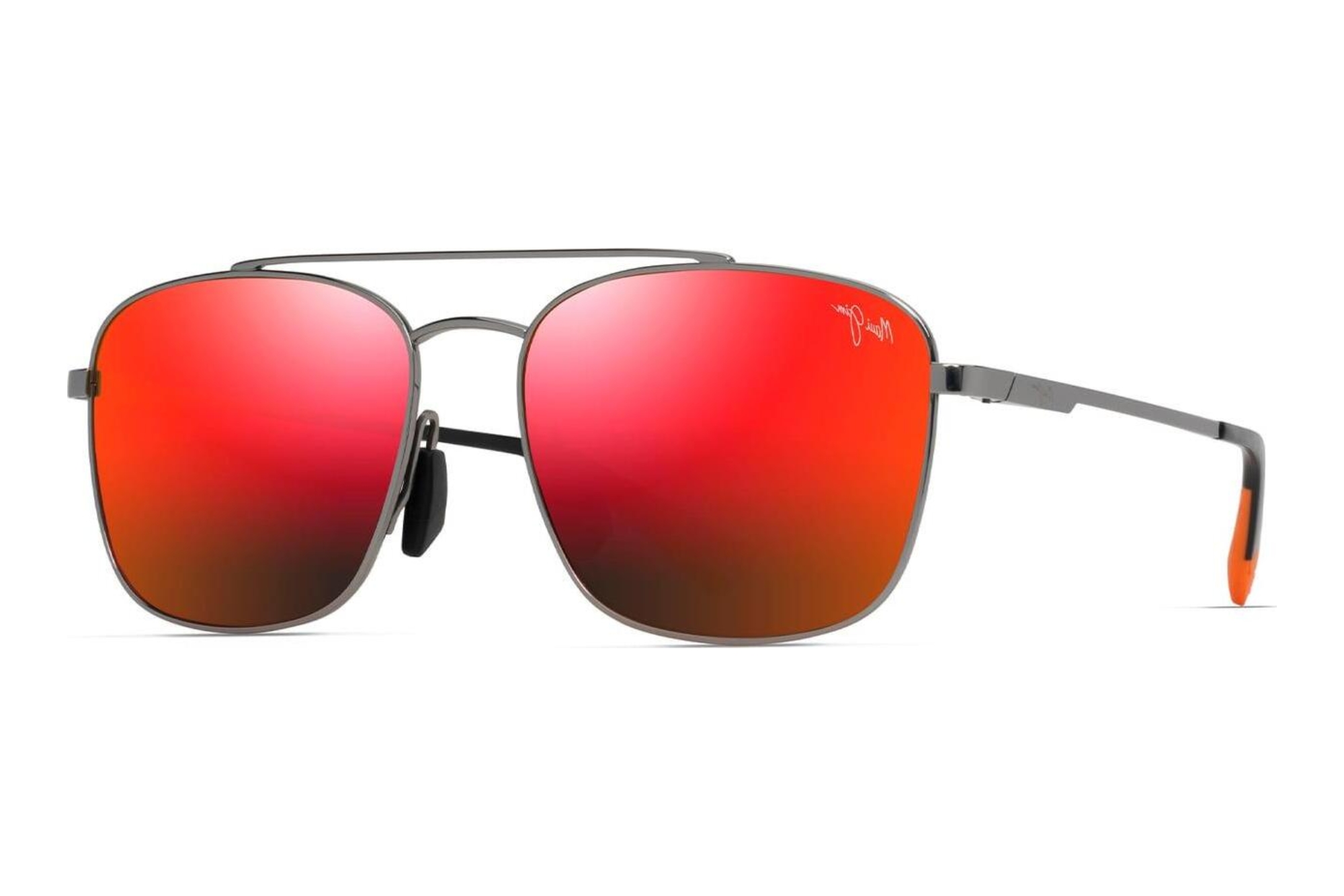 Maui Jim   Piwai AF RM645-17 Hawaii Lava ™Shiny Light Ruthenium