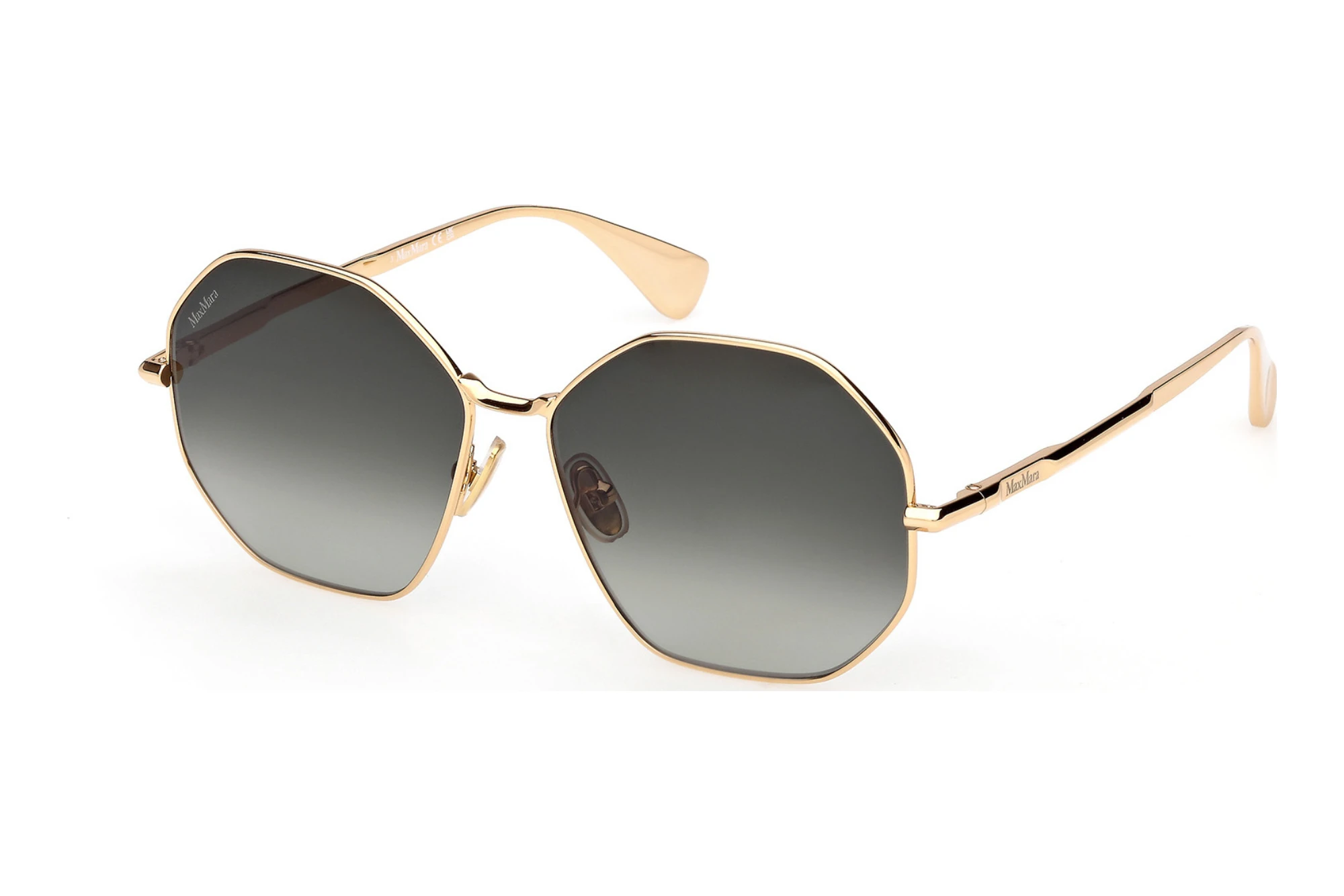 Max Mara   MM0168 30P grün verlaufendGlänzend Tiefgold