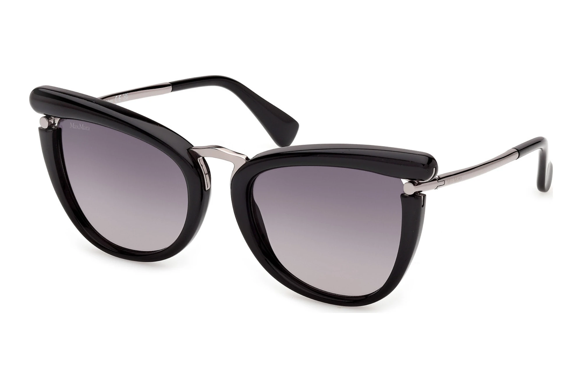Max Mara   MM0186 01B grau verlaufendGlänzend Schwarz