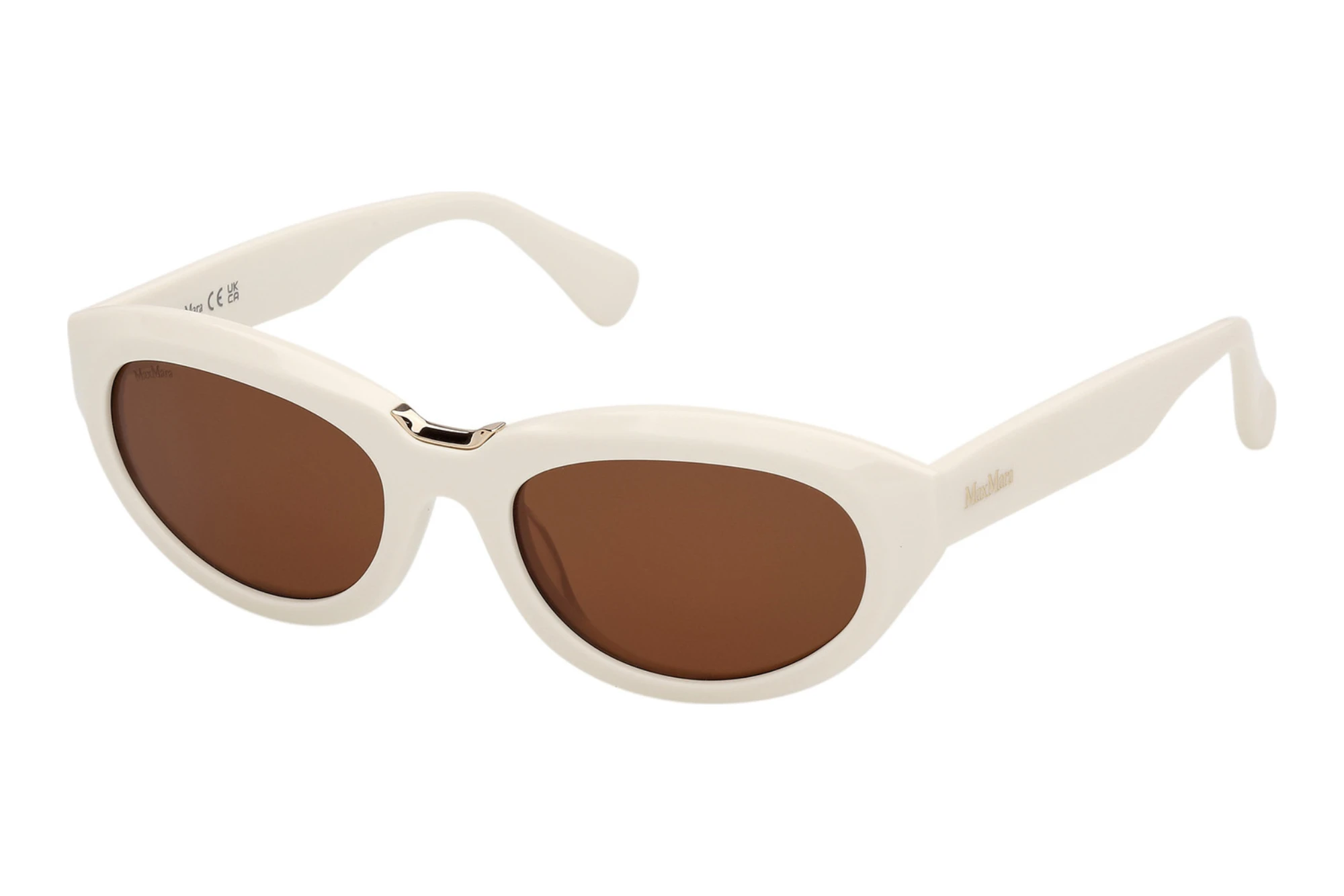 Max Mara   MM0203 25E braunGlänzend Weiss