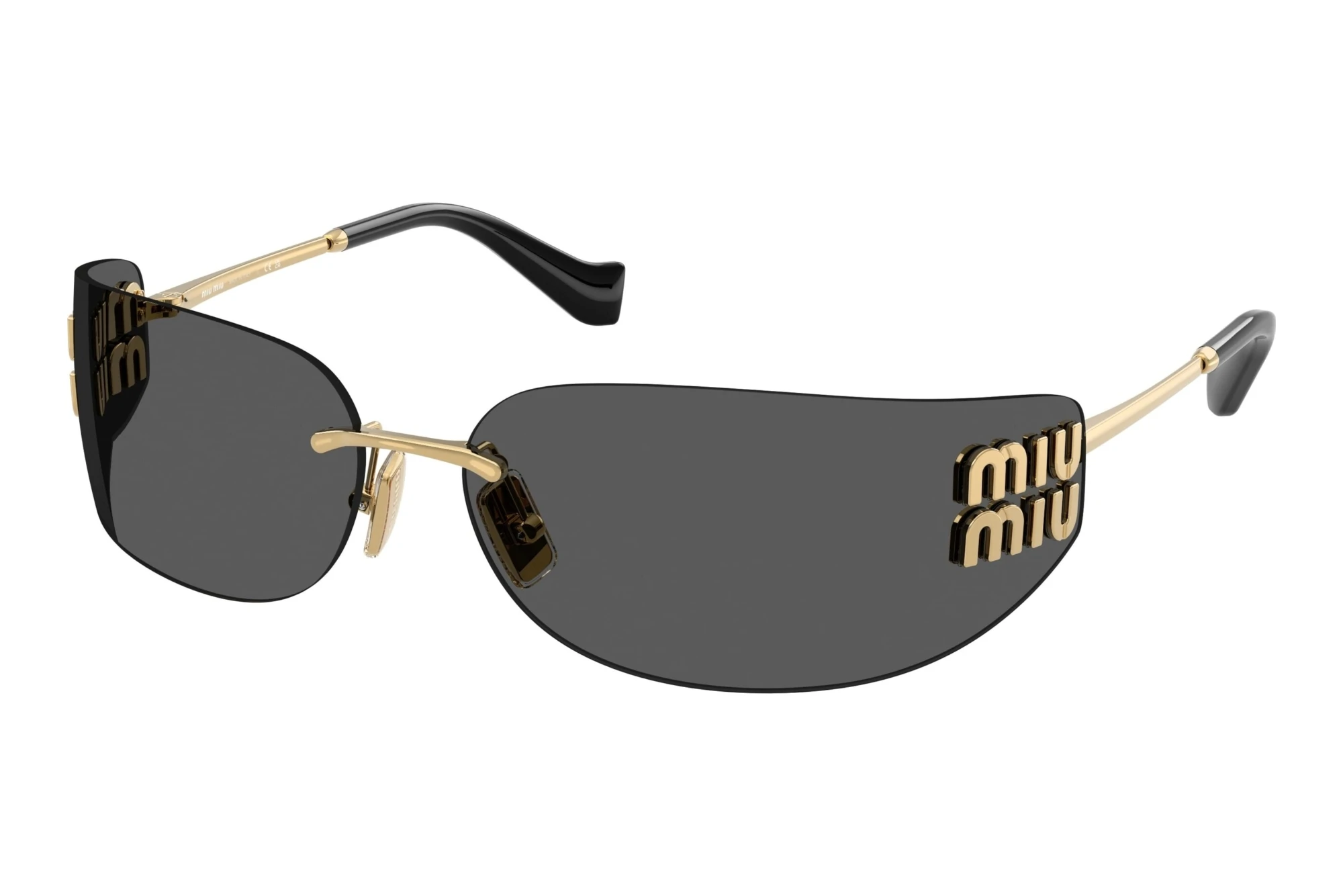 Miu Miu   MU A51S 5AK5S0 Dark GreyGold