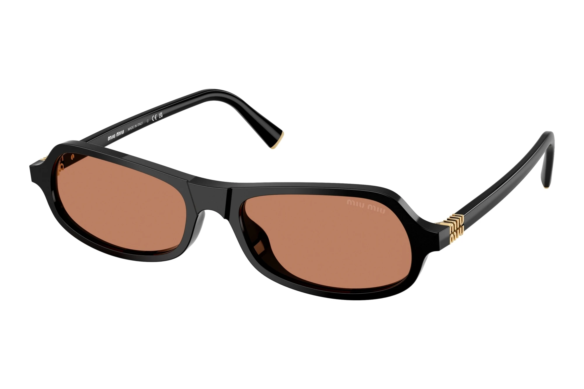 Miu Miu   MU B10SU 16K90Q BrownBlack