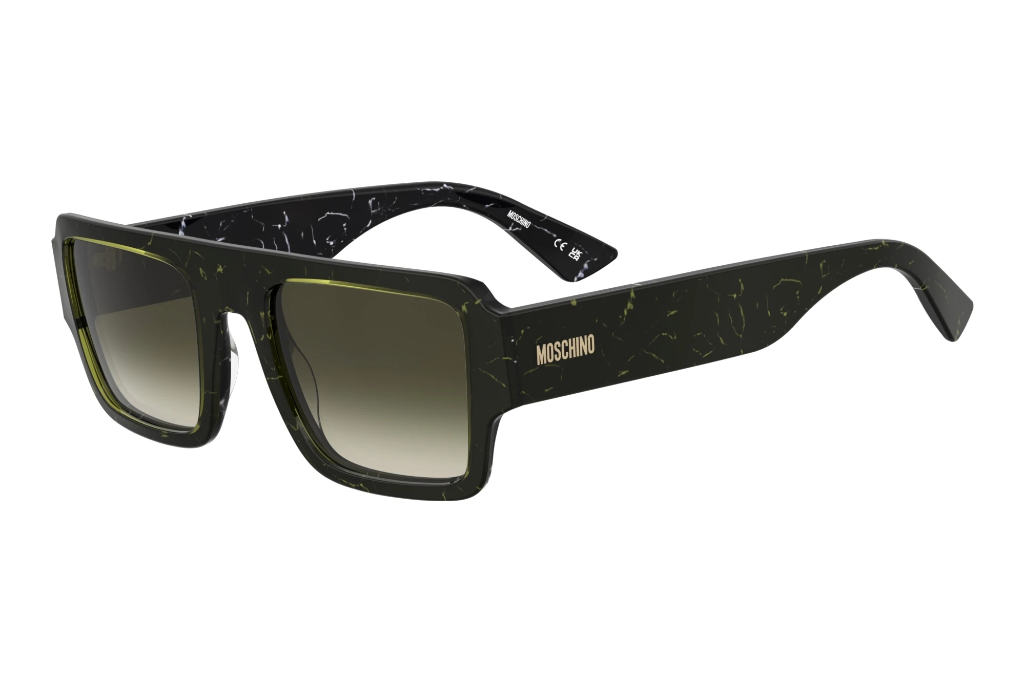 Moschino   MOS213/S UHP/9K GREEN SHADEDGREEN MARBLE BLACK