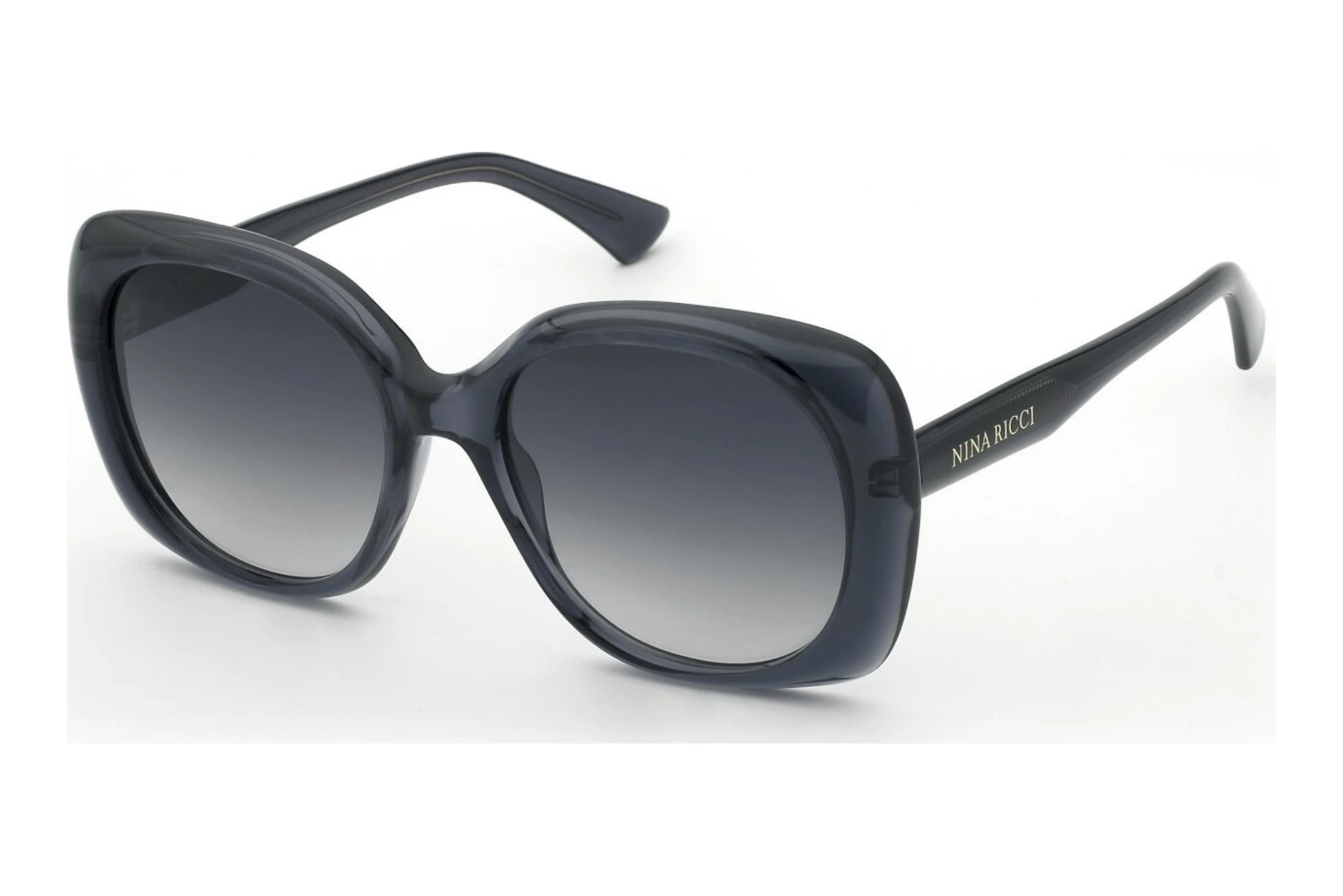 Nina Ricci   SNR457 0705 SMOKE GRADIENT SMOKESHINY TRANSPARENT DARK GREY