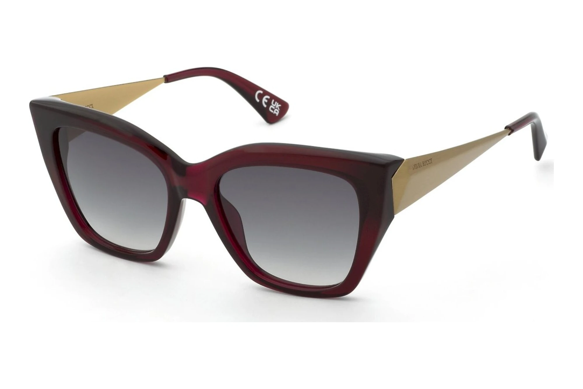 Nina Ricci   SNR487 0AFD SMOKE GRADIENTSHINY TRANSP.RASPBERRY