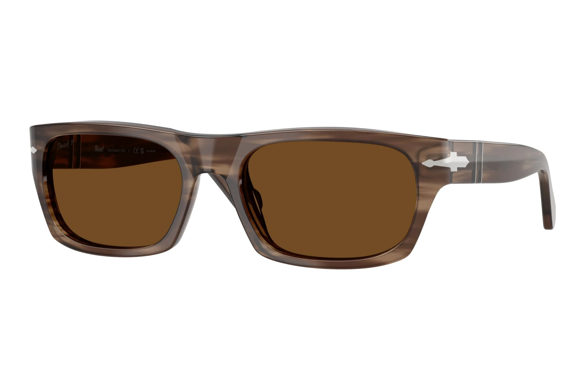 Persol   PO3398S 120857 Brown PolarizedStriped Brown