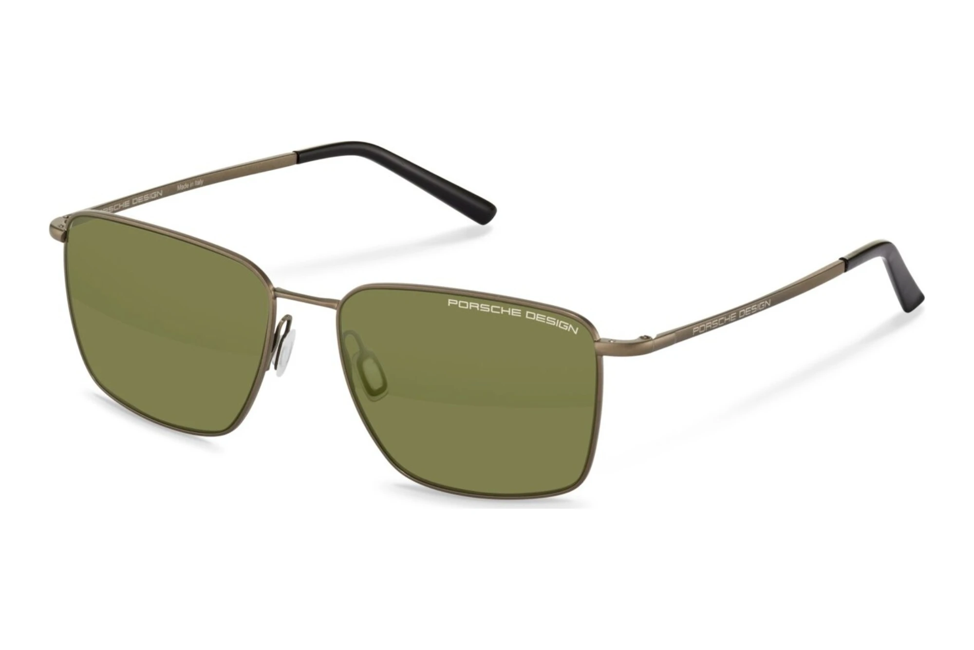 Porsche Design   P86001 D457 GREEN/DEG.MIRROR SILVERbrown, black