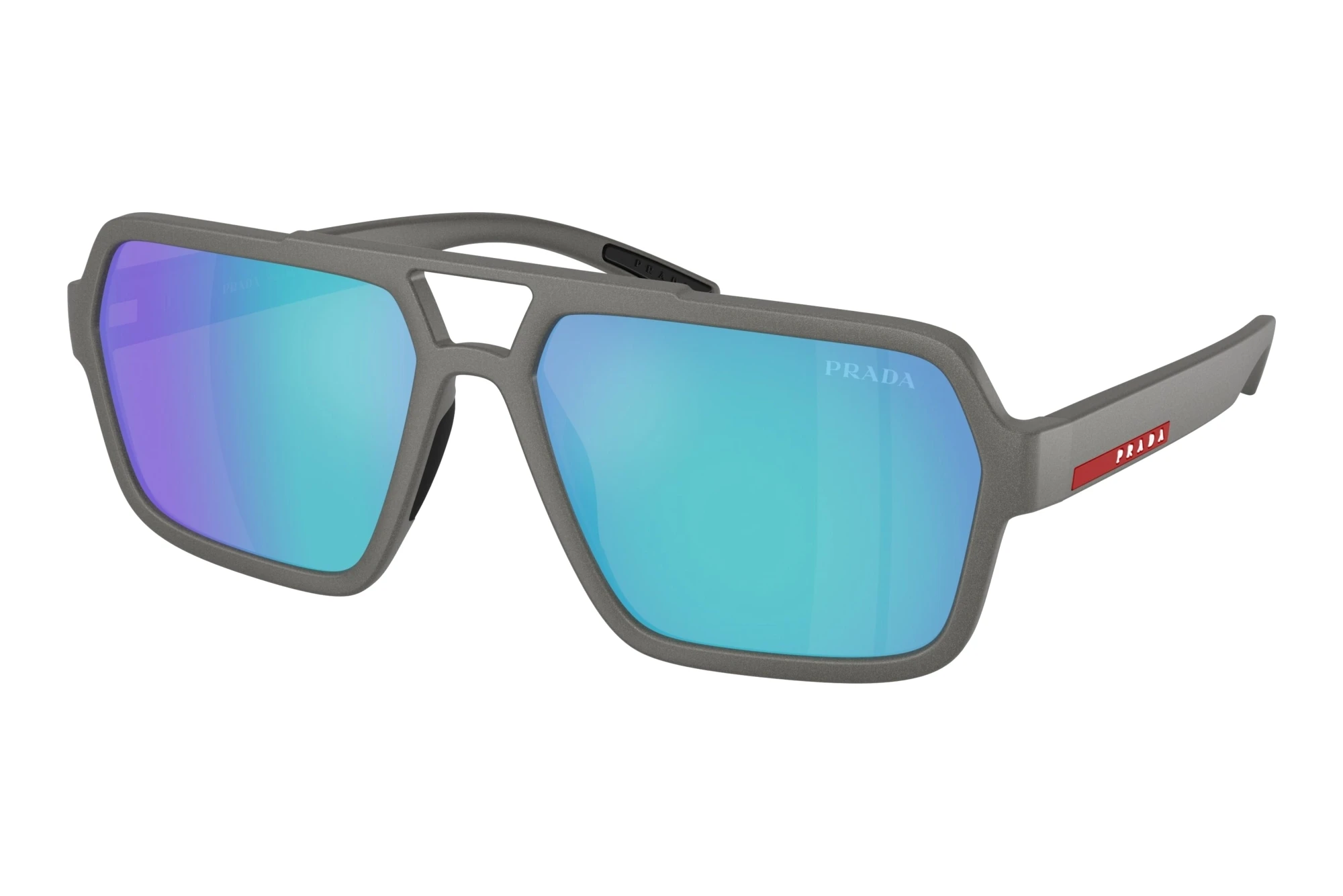 Prada Linea Rossa   PS A06S 16X08R Light Green Mirror BlueGrey Silver