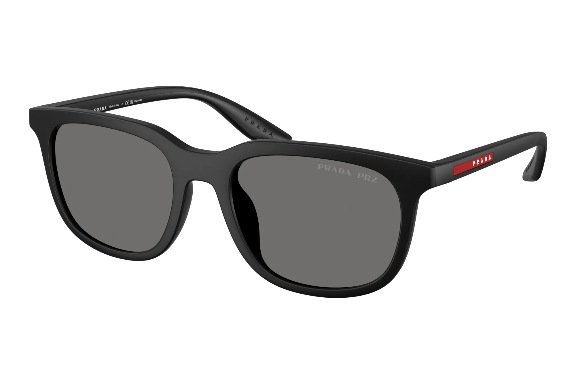 Prada Linea Rossa   PS B09SU 1BO02G Dark Grey PolarizedMatte Black