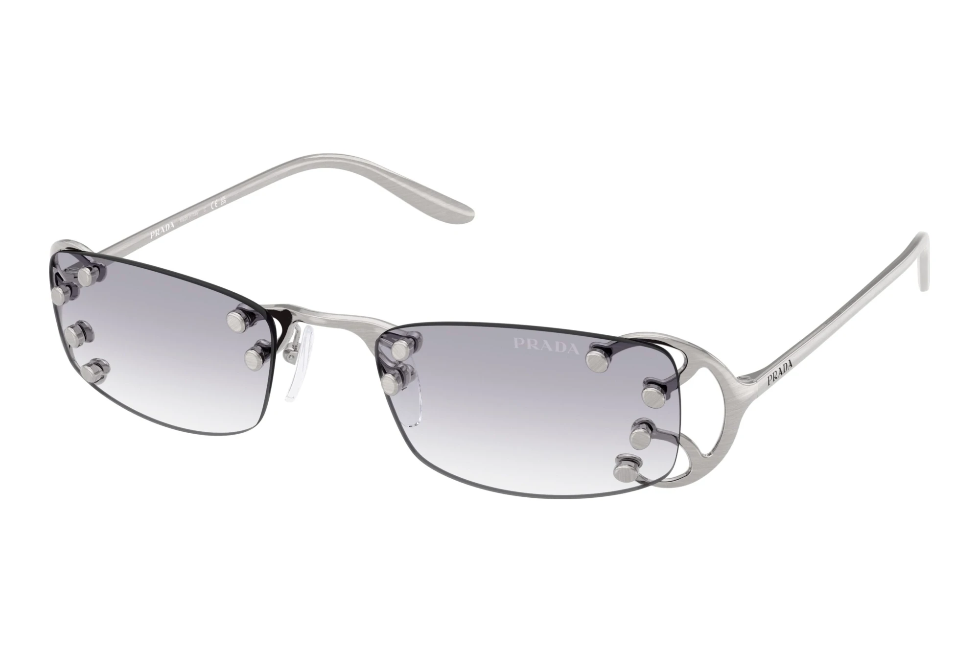 Prada   PR C57S 28H40V Clear Gradient Dark GreyArgento Nouveau