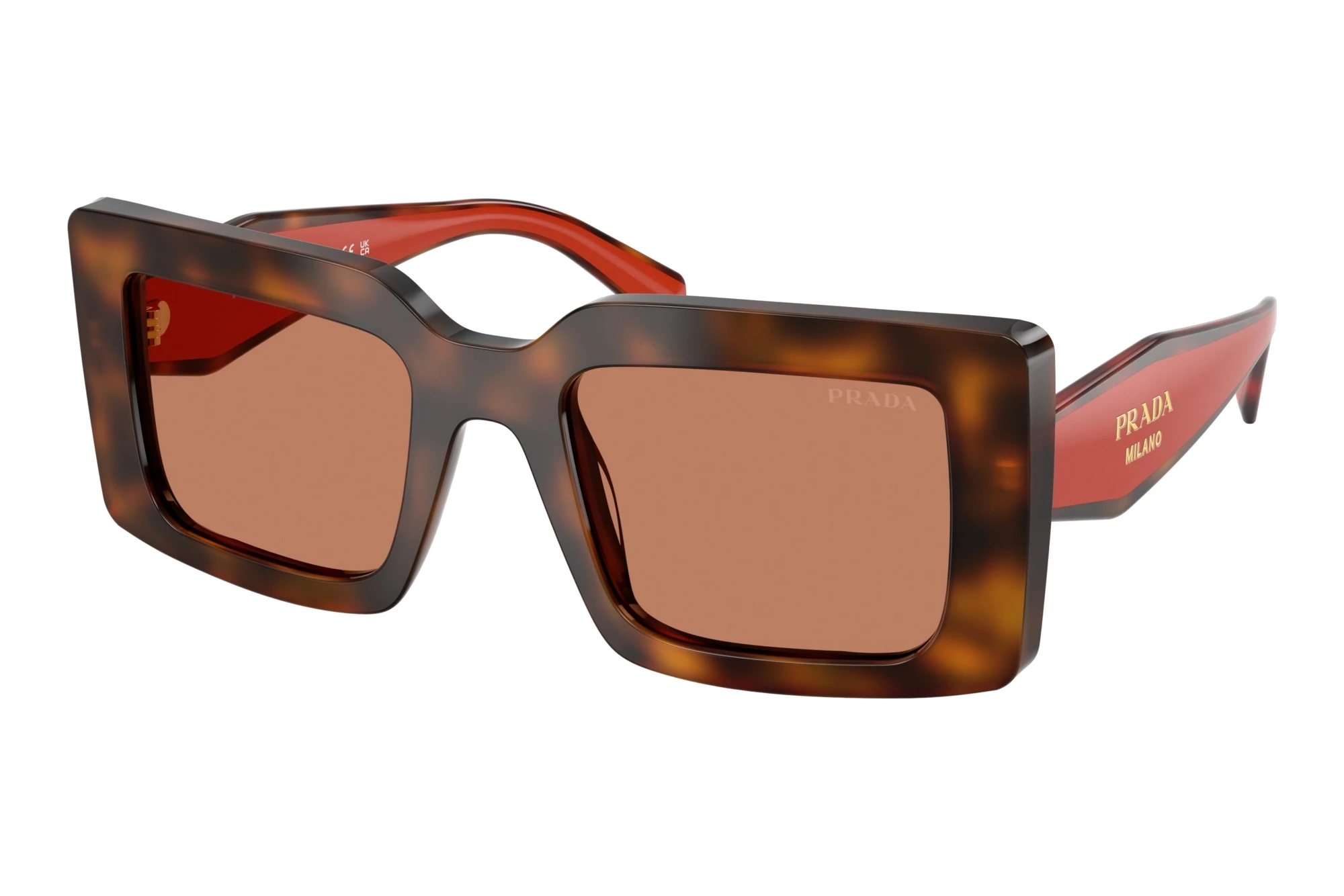 Prada   PR D01S 01K90Q BrownJuniper Tortoise/Cotto