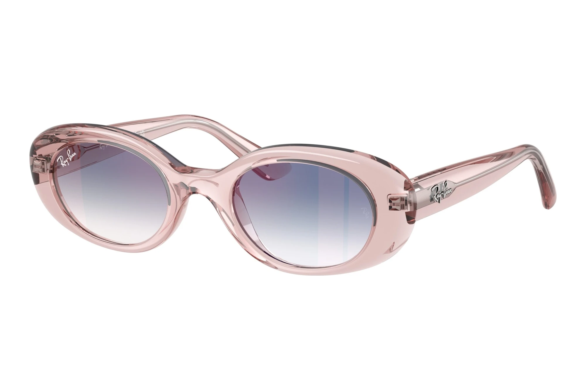 Ray-Ban Kids   RJ9141S 7218U0 Clear Gradient Blue Mirror RedTransparent Pink