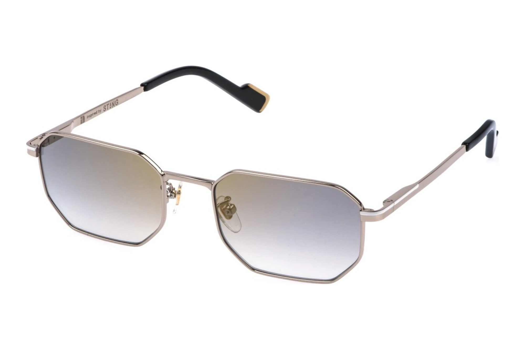 Sting   SST581 2A8G SMOKE GRADIENT/MIRROR GOLDSHINY GREY GOLD WITH COLOURED PARTS