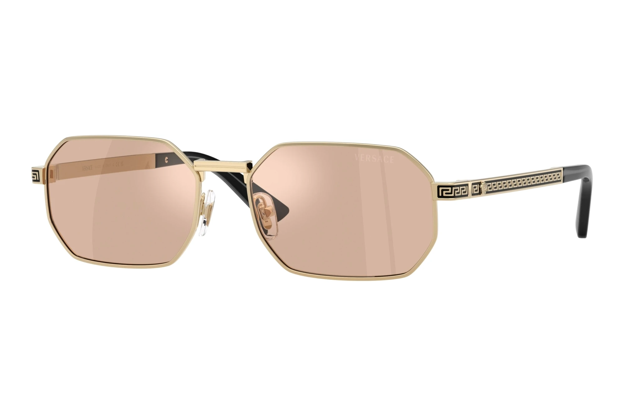 Versace   VE2297 1252/5 Light Pink Mirror SilverPale Gold
