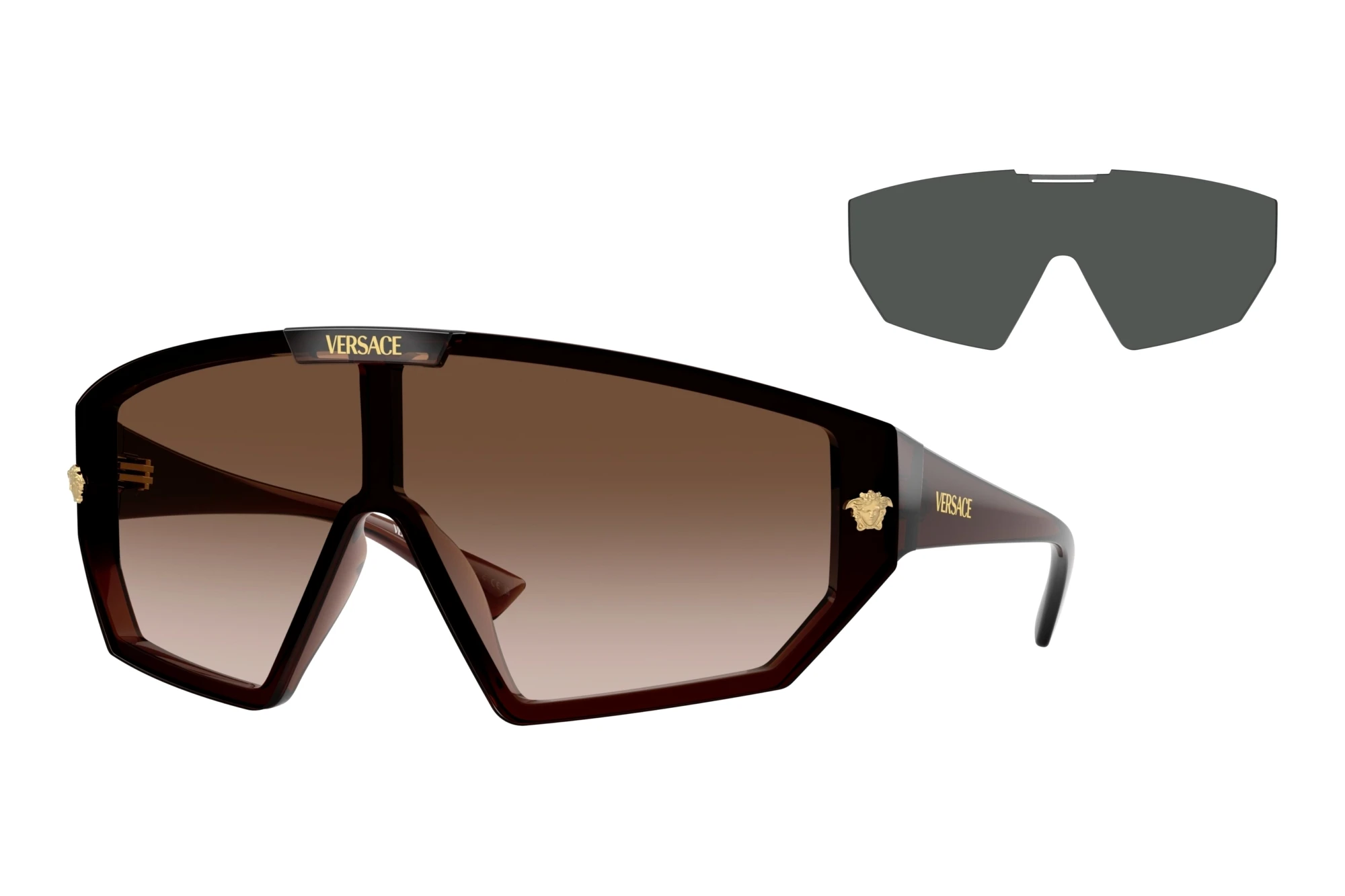 Versace   VE4461 533213 Brown GradientTransparent Brown